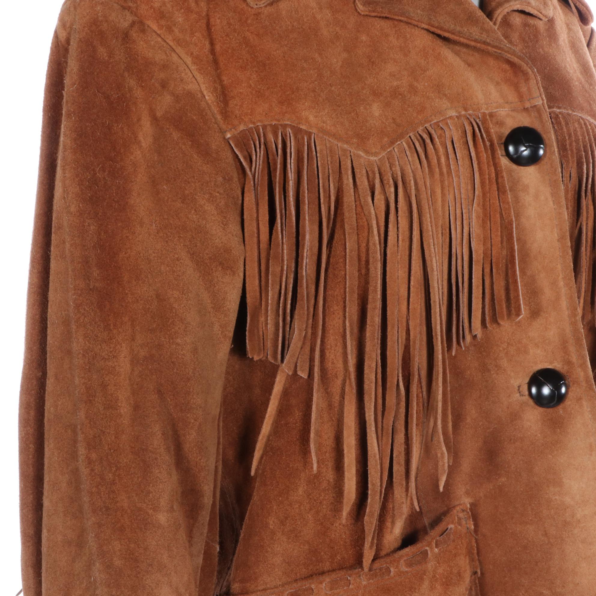 Ms. Pioneer by Pioneer Wear Suede Fringe Jacket