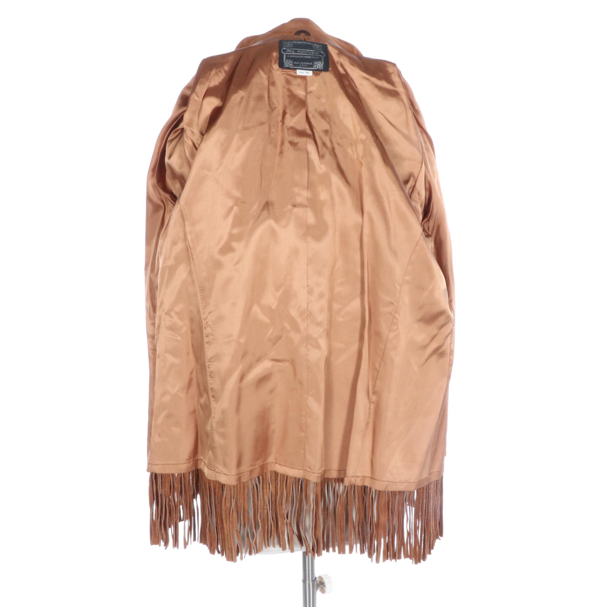 Ms. Pioneer by Pioneer Wear Suede Fringe Jacket