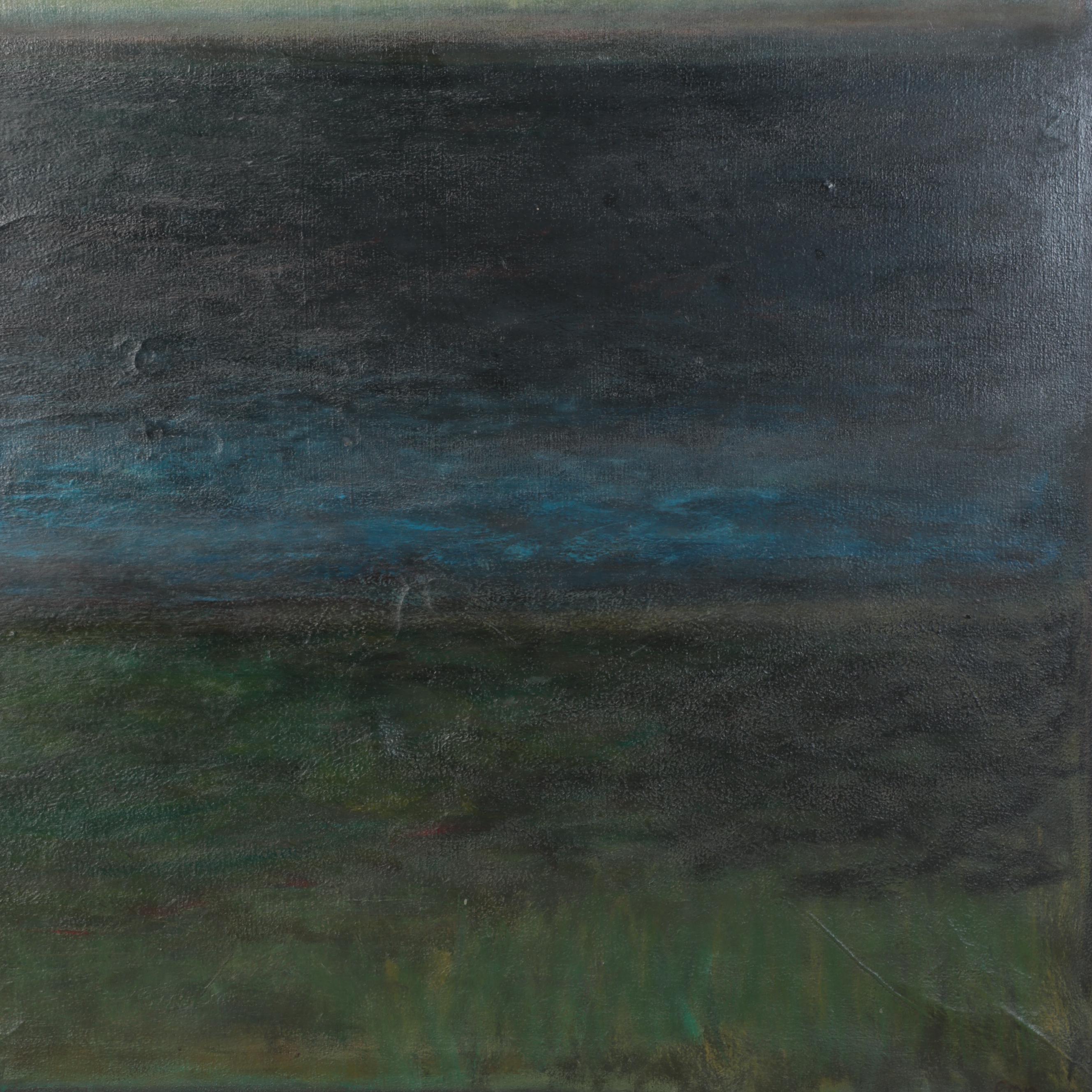 P. M. Dougherty Large-Scale Seascape Oil Painting, 1994