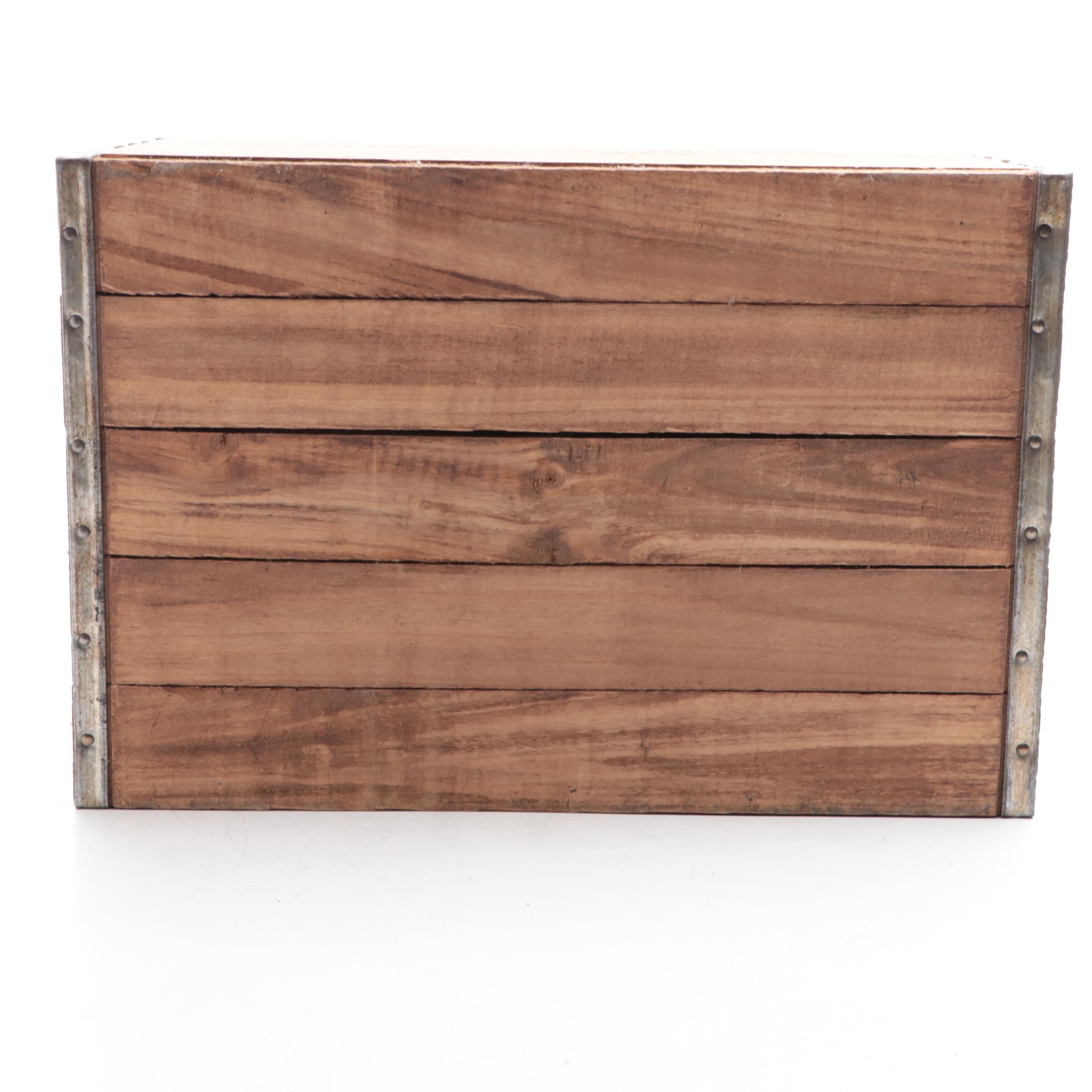 Hudepohl Brewing Co. and Christian Moerlein Advertising Beer Crate