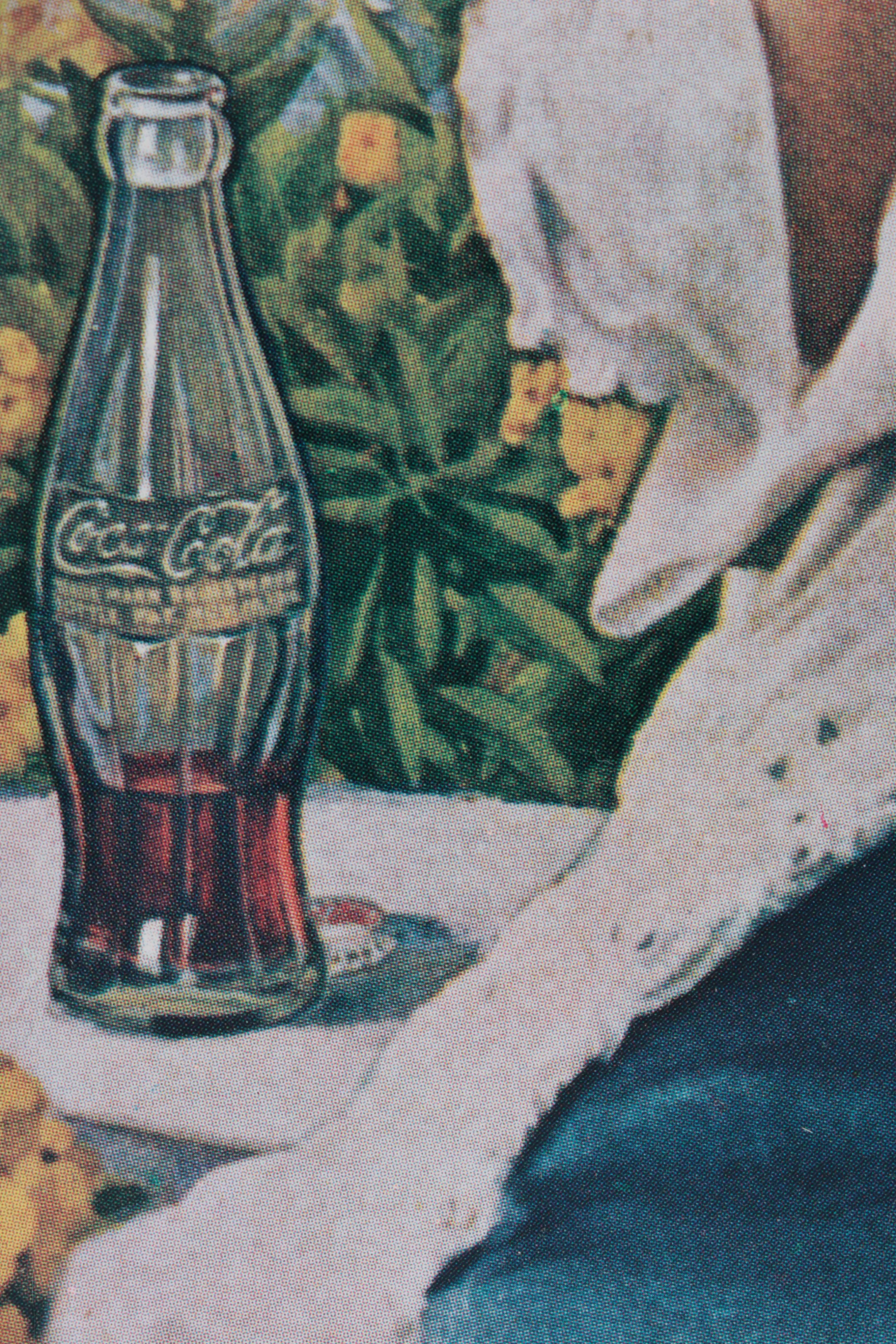 Coca-Cola Tin Lithograph Reproduction Advertising Trays, 1973