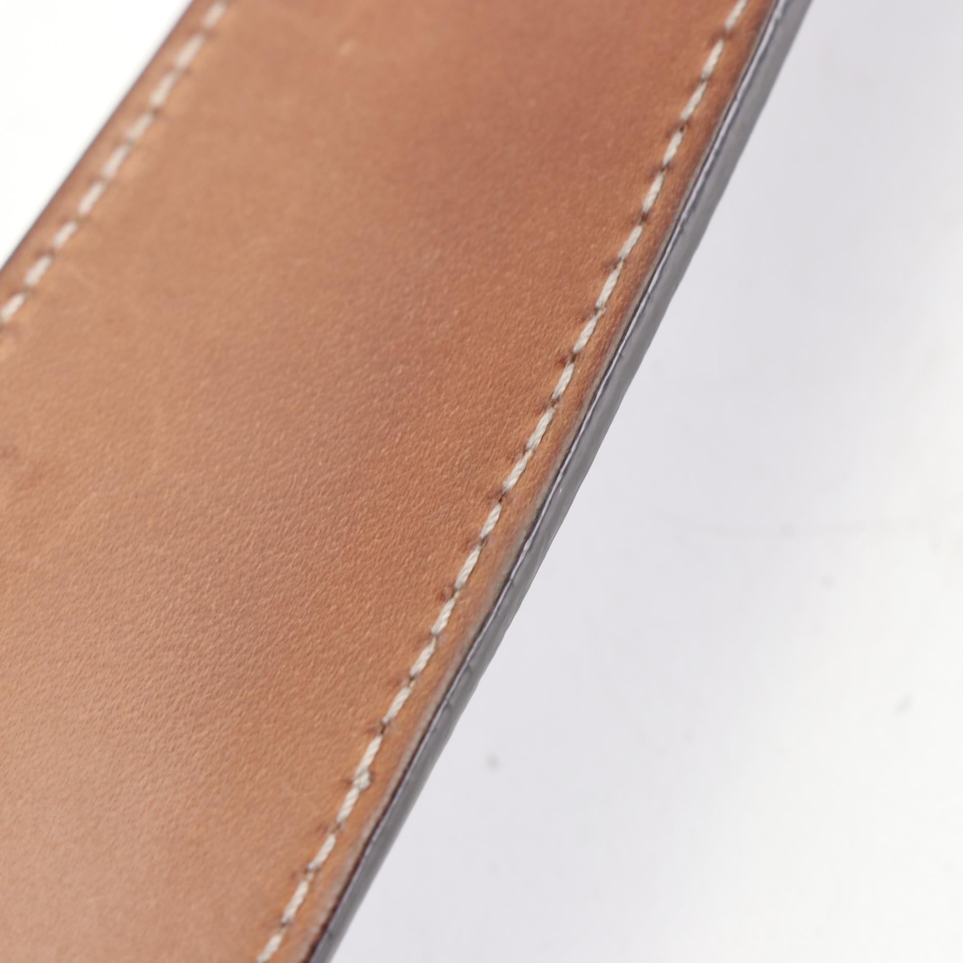 Gucci GG Supreme Canvas and Leather Belt