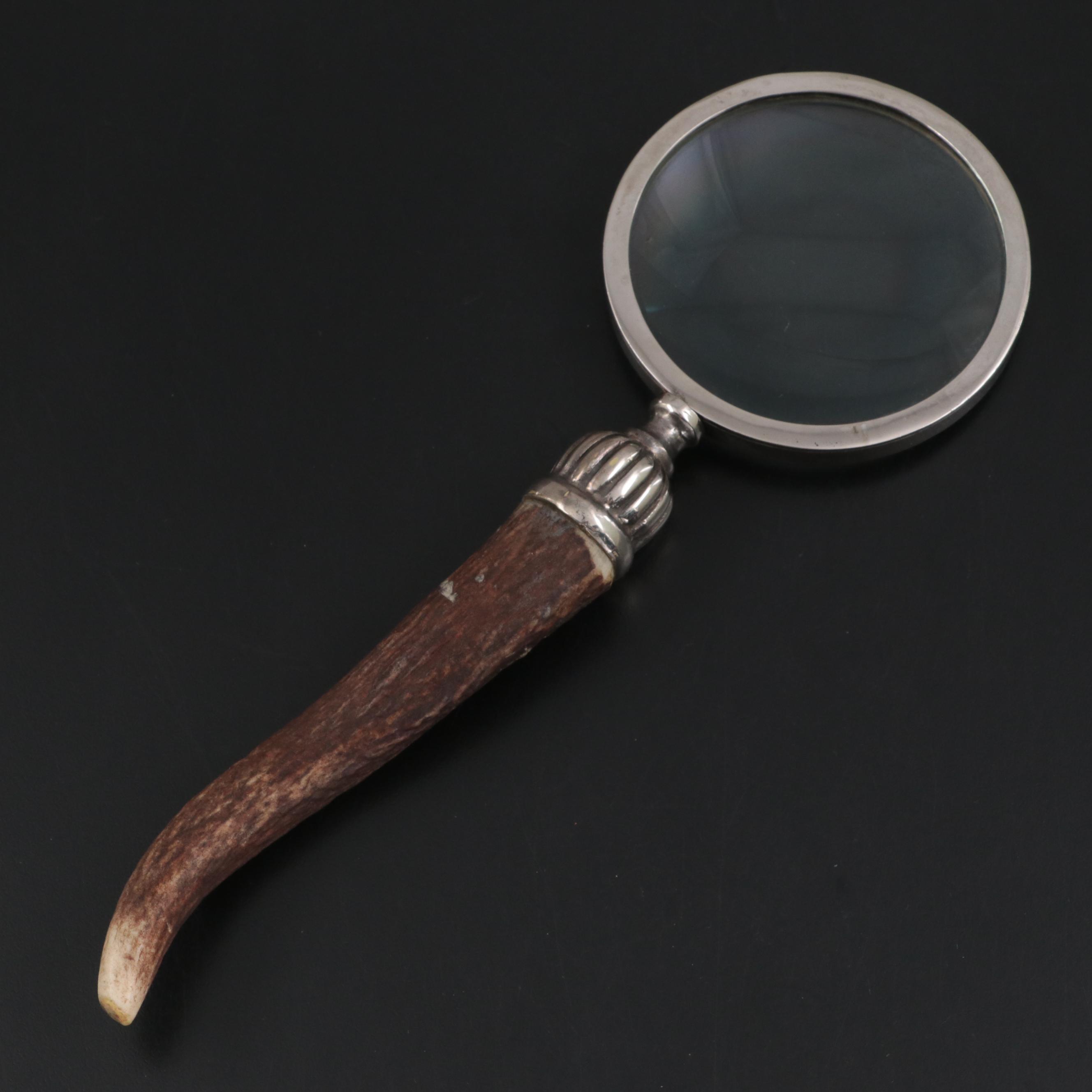 Antler Handled Magnifying Glass