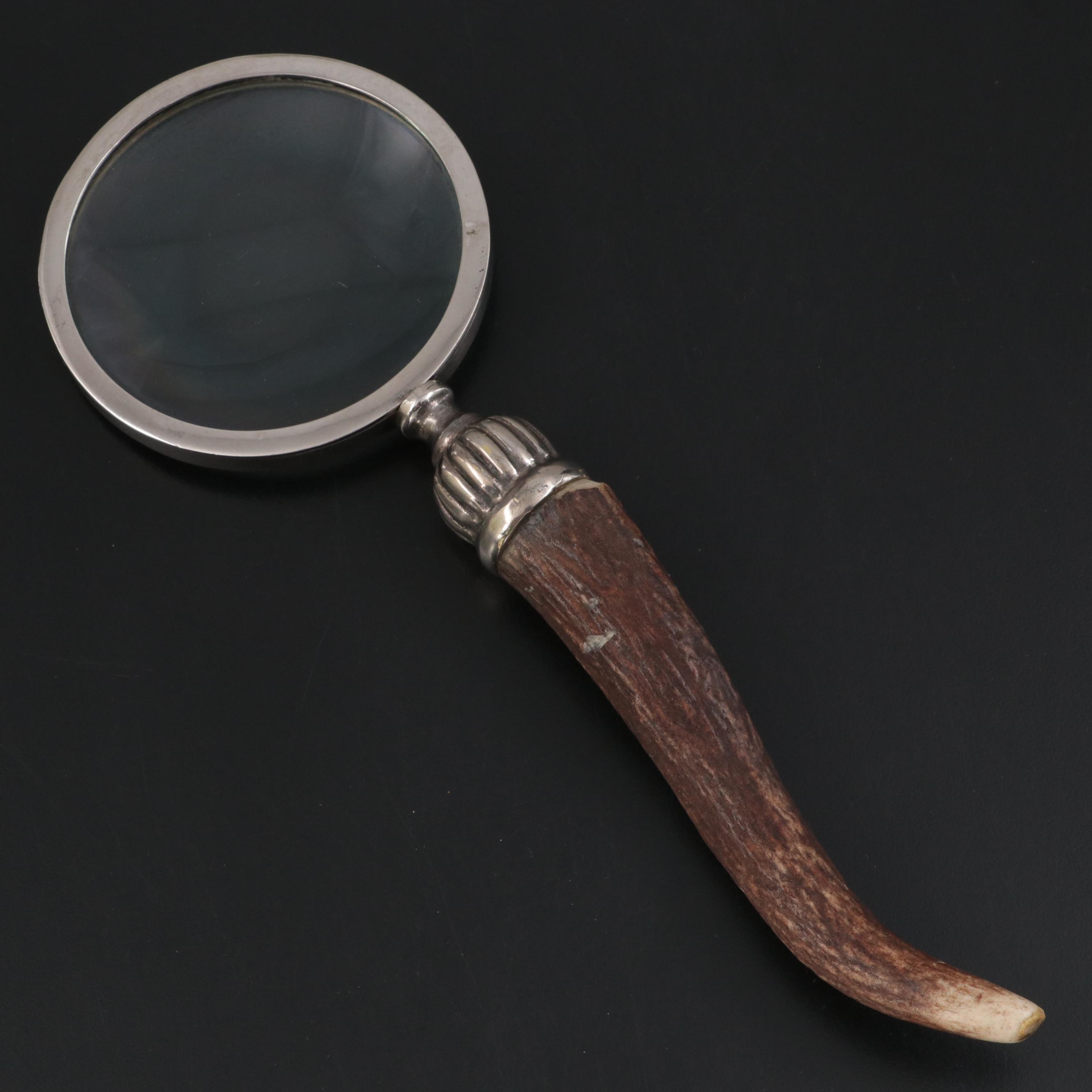 Antler Handled Magnifying Glass