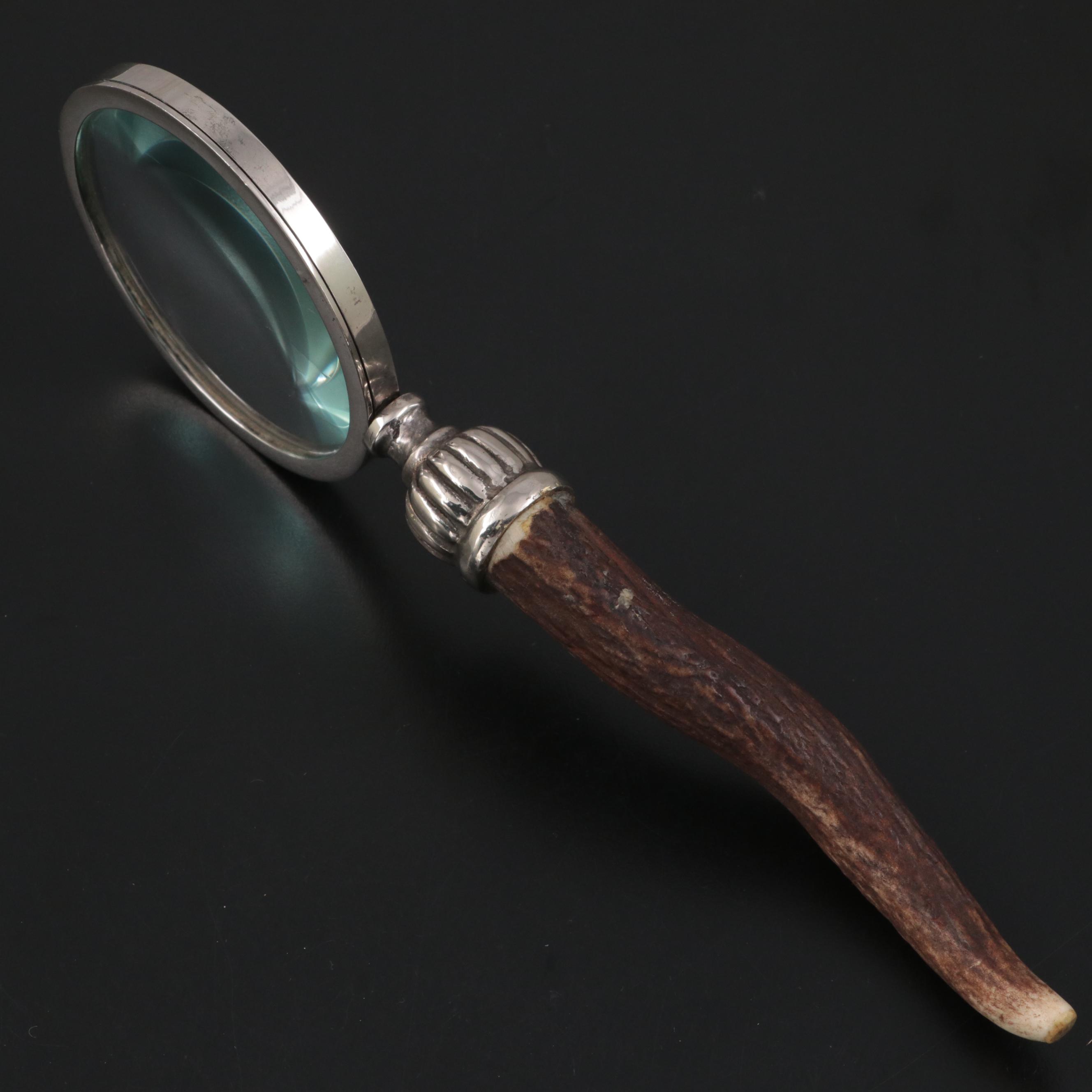 Antler Handled Magnifying Glass