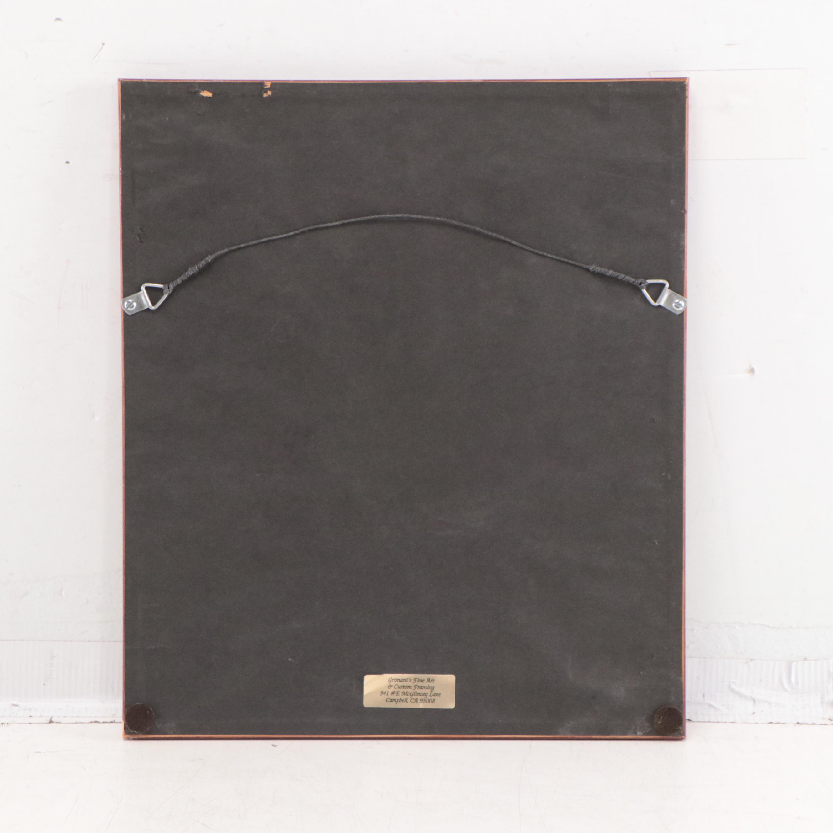 Abigail Rorer Etching "First Prize in the 'Costume with Pet' Division," 1986