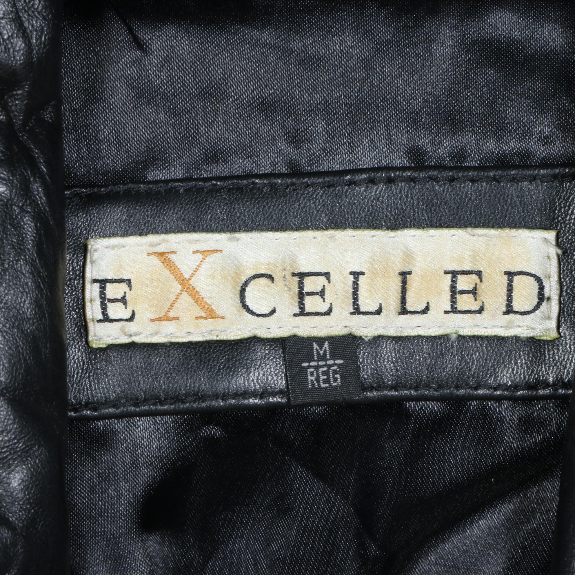 Excelled Leather Jacket with Tie Closure and More