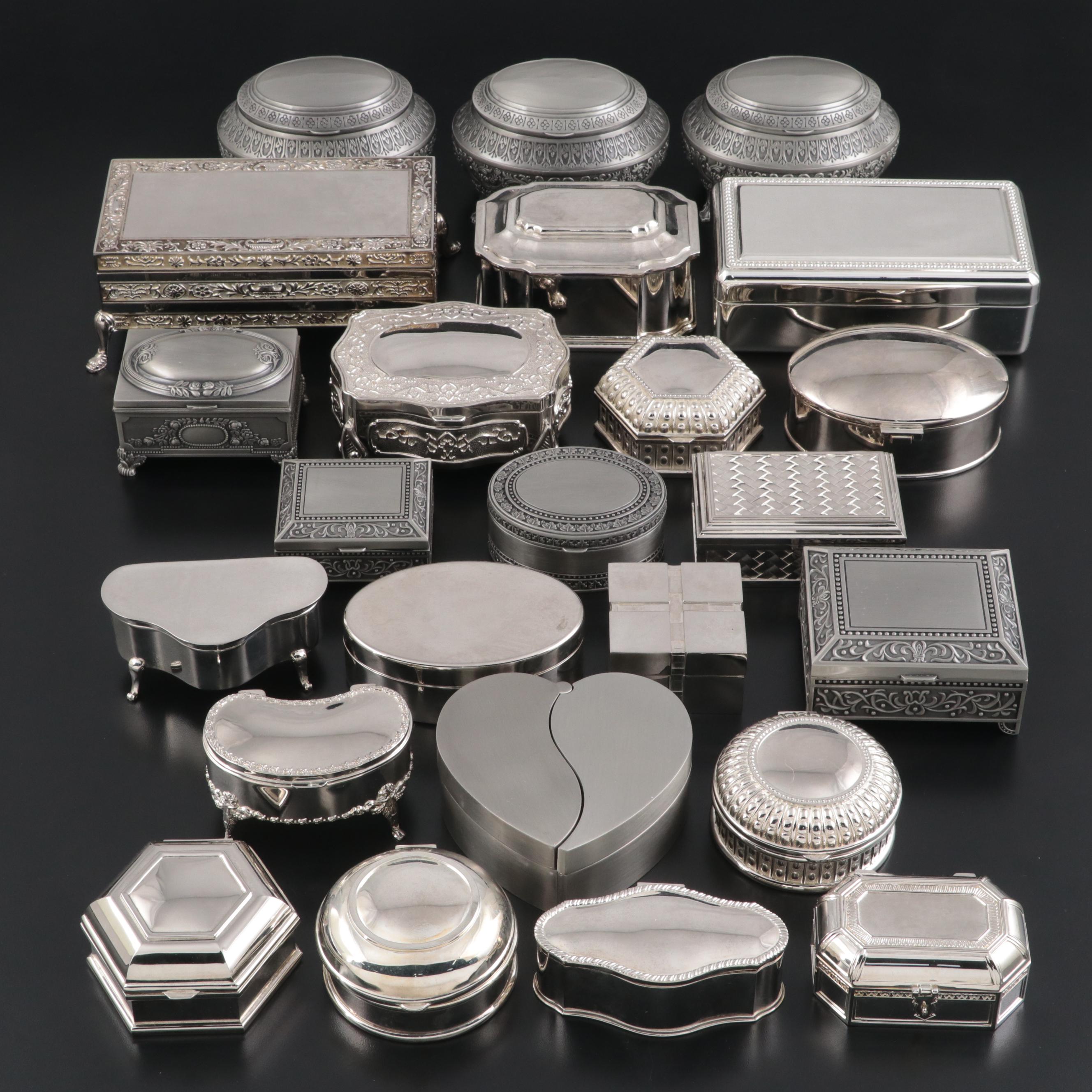 Velvet Lined Jewelry Boxes