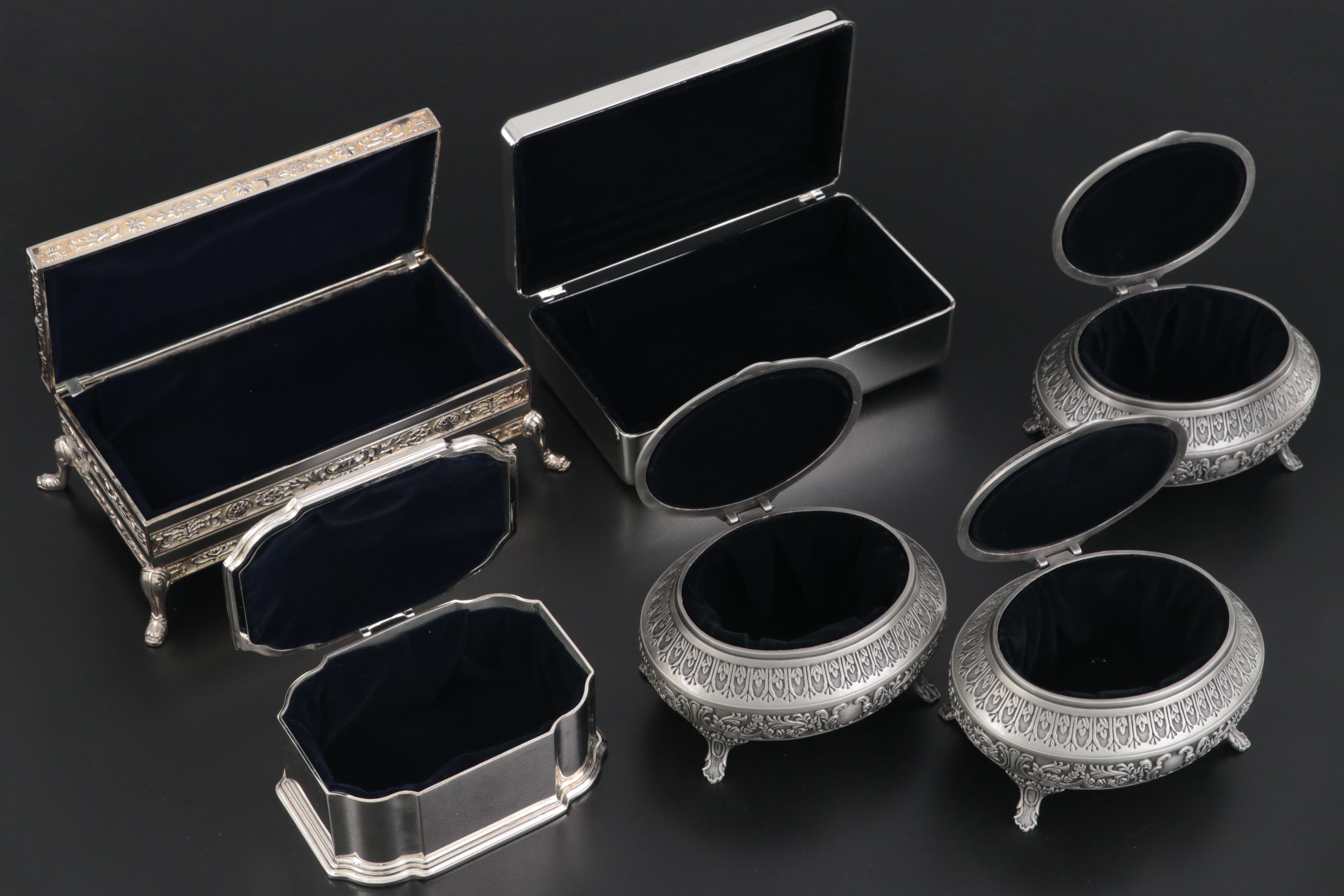 Velvet Lined Jewelry Boxes