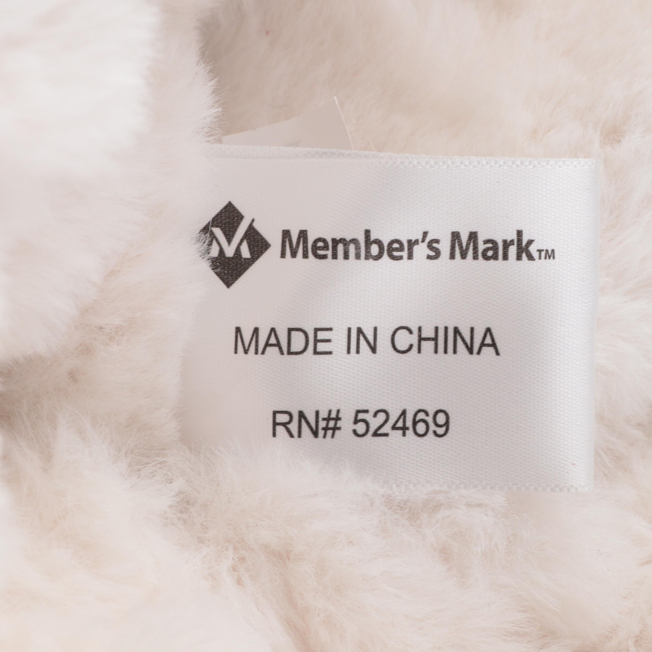 Member's Mark Hotel Premier Collection Luxury Throw in Ruched Cream