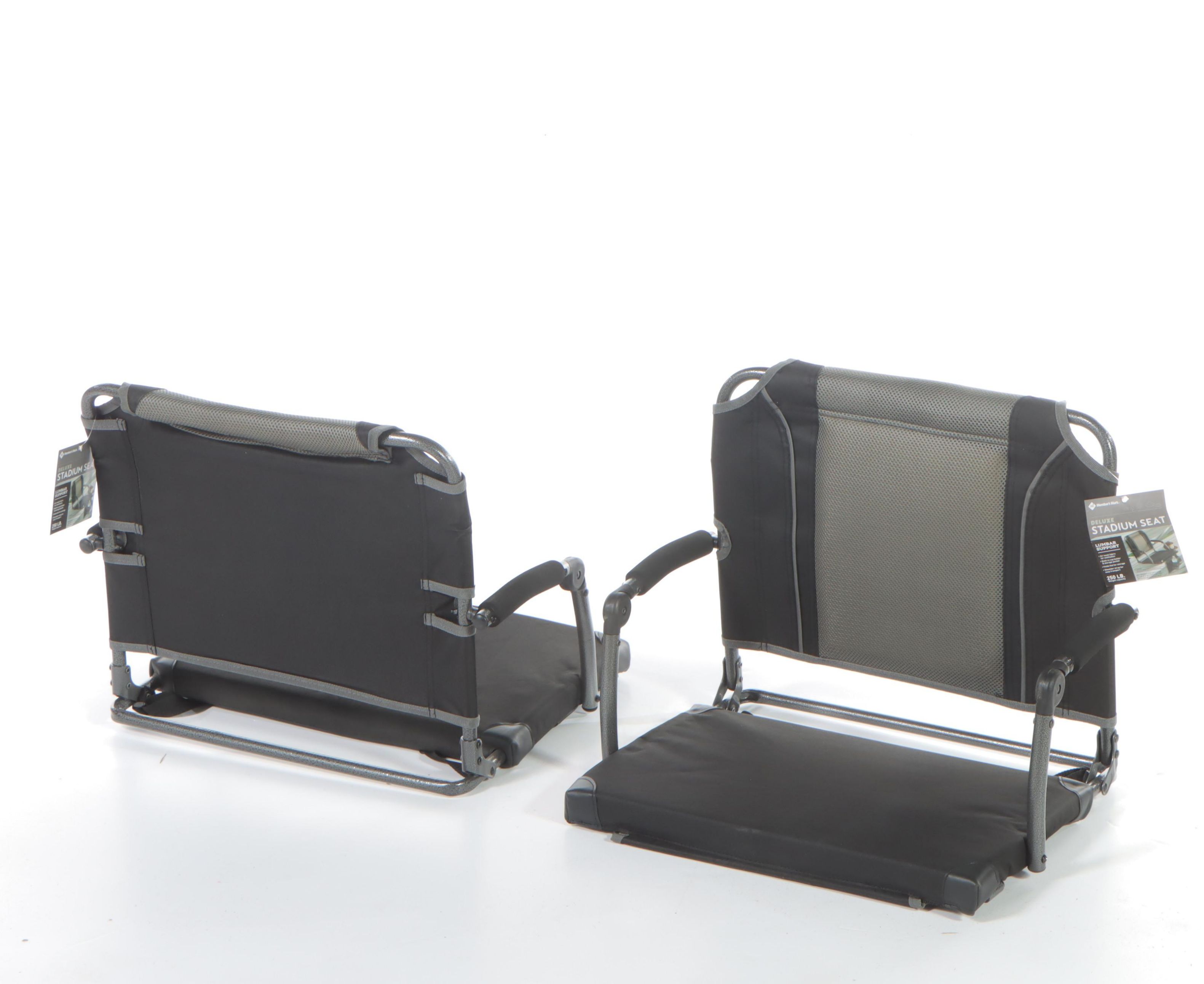 Two Member's Mark Deluxe Stadium Seats