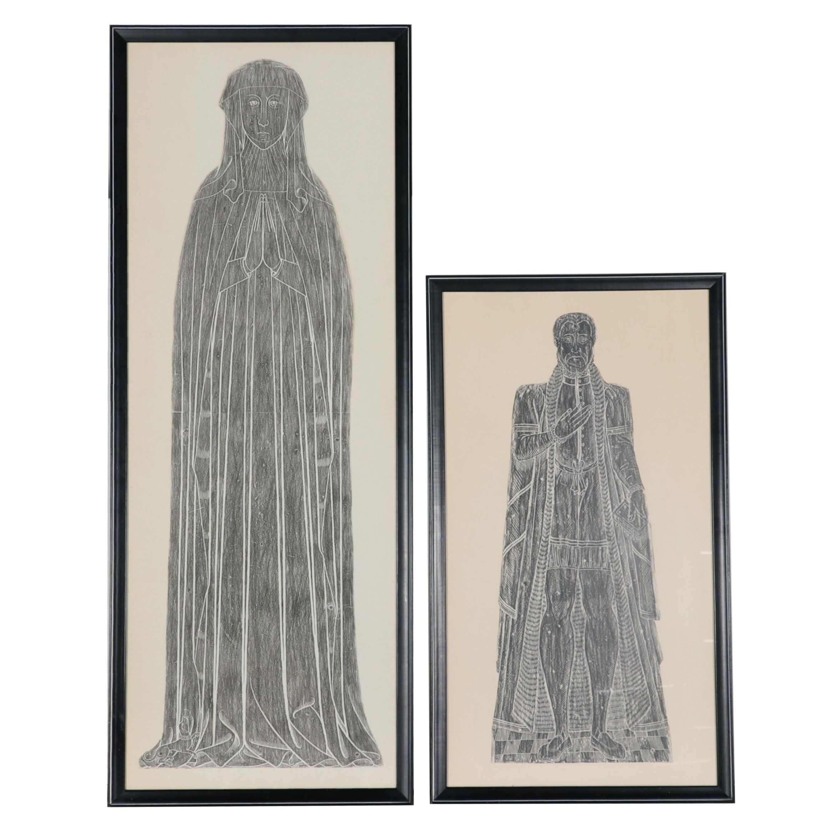 Medieval Brass Tomb Rubbings