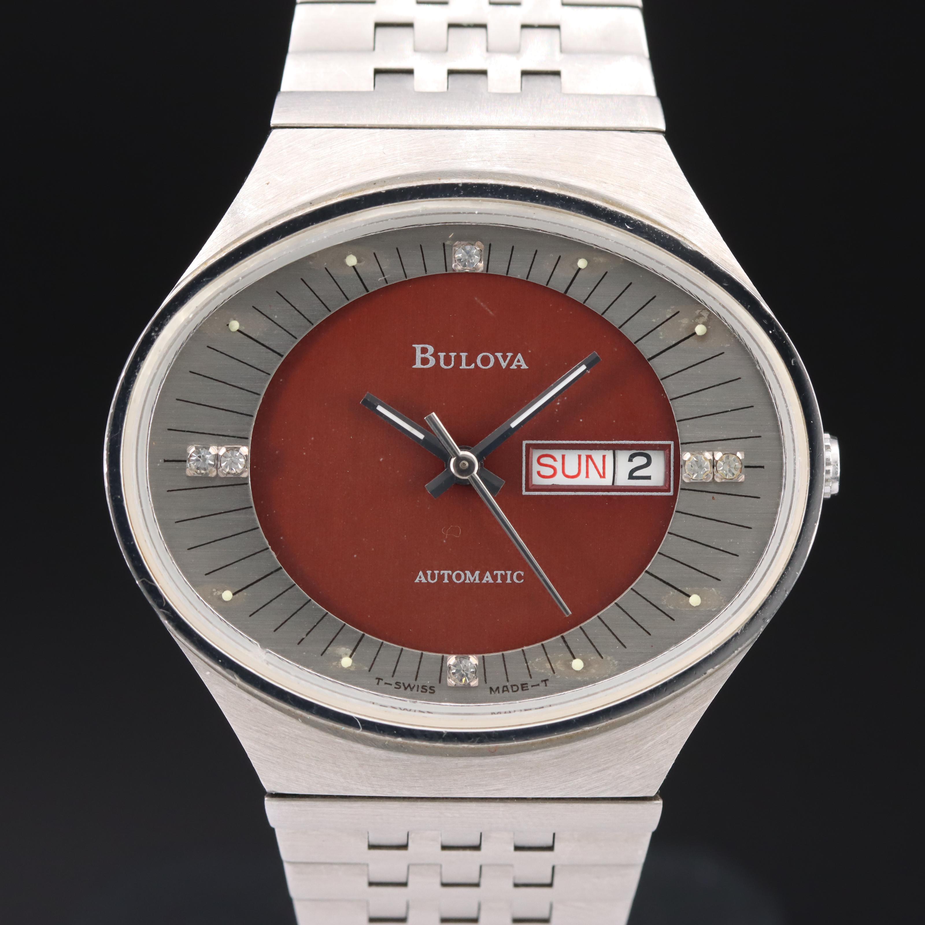 Bulova Day-Date Automatic Watch