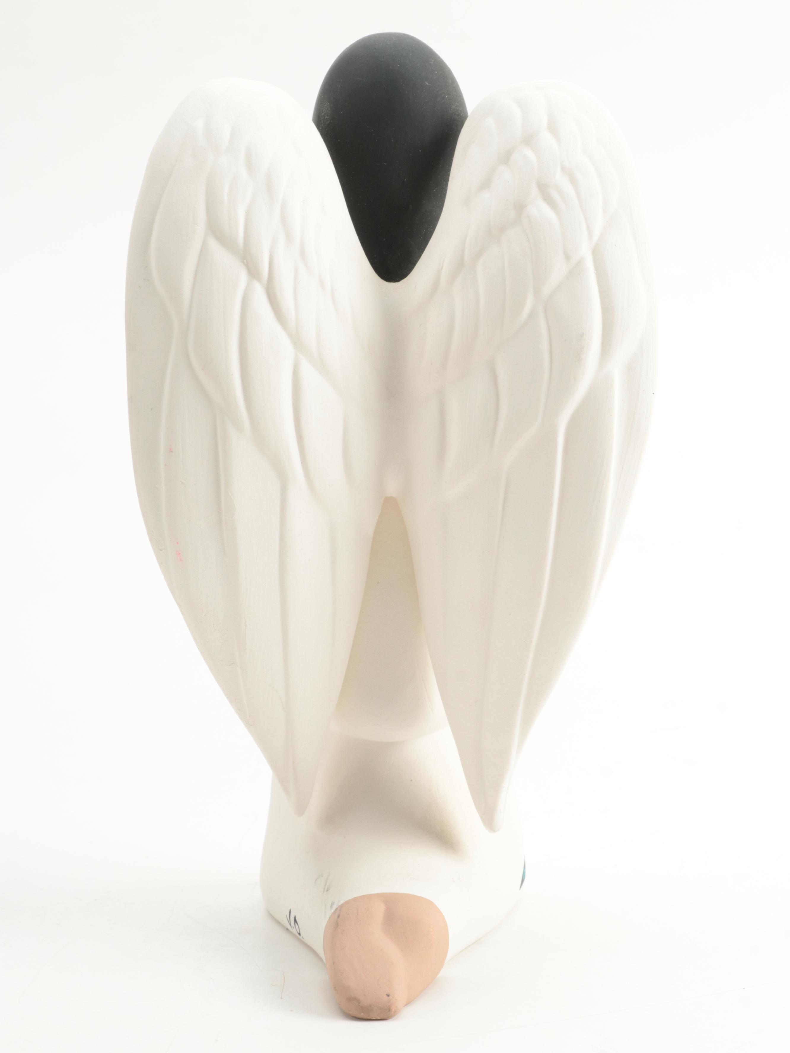 Native American Style Storyteller Figurines with Other Ceramic Figurine