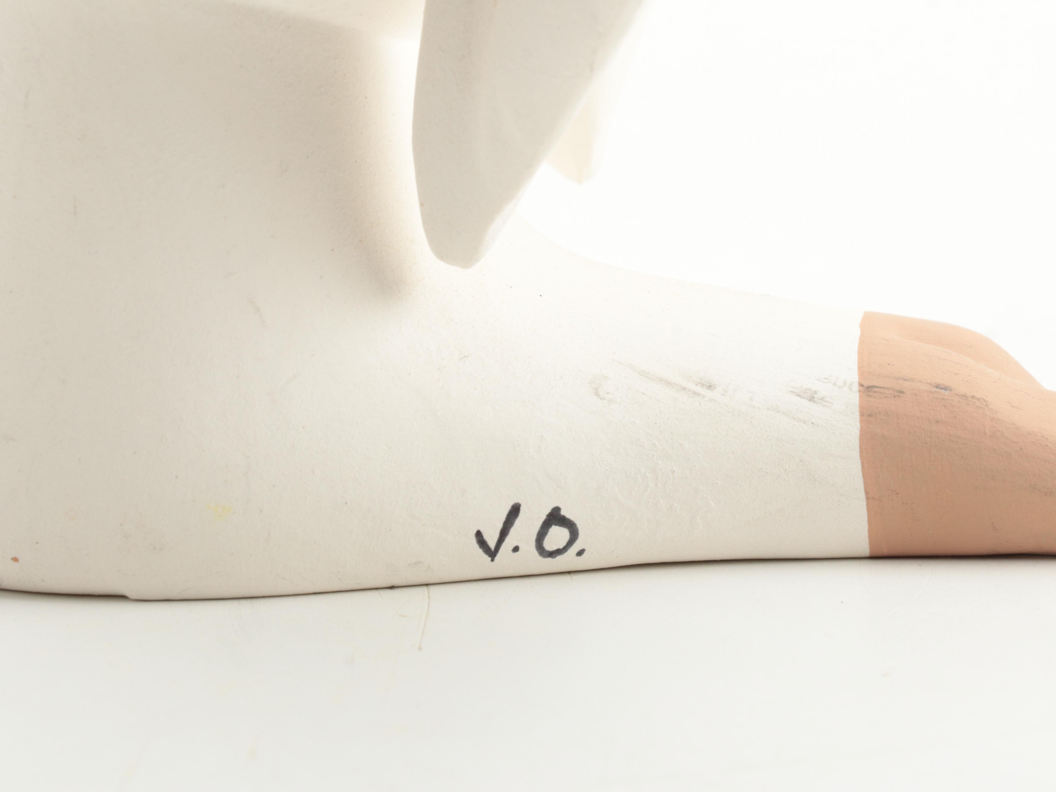 Native American Style Storyteller Figurines with Other Ceramic Figurine