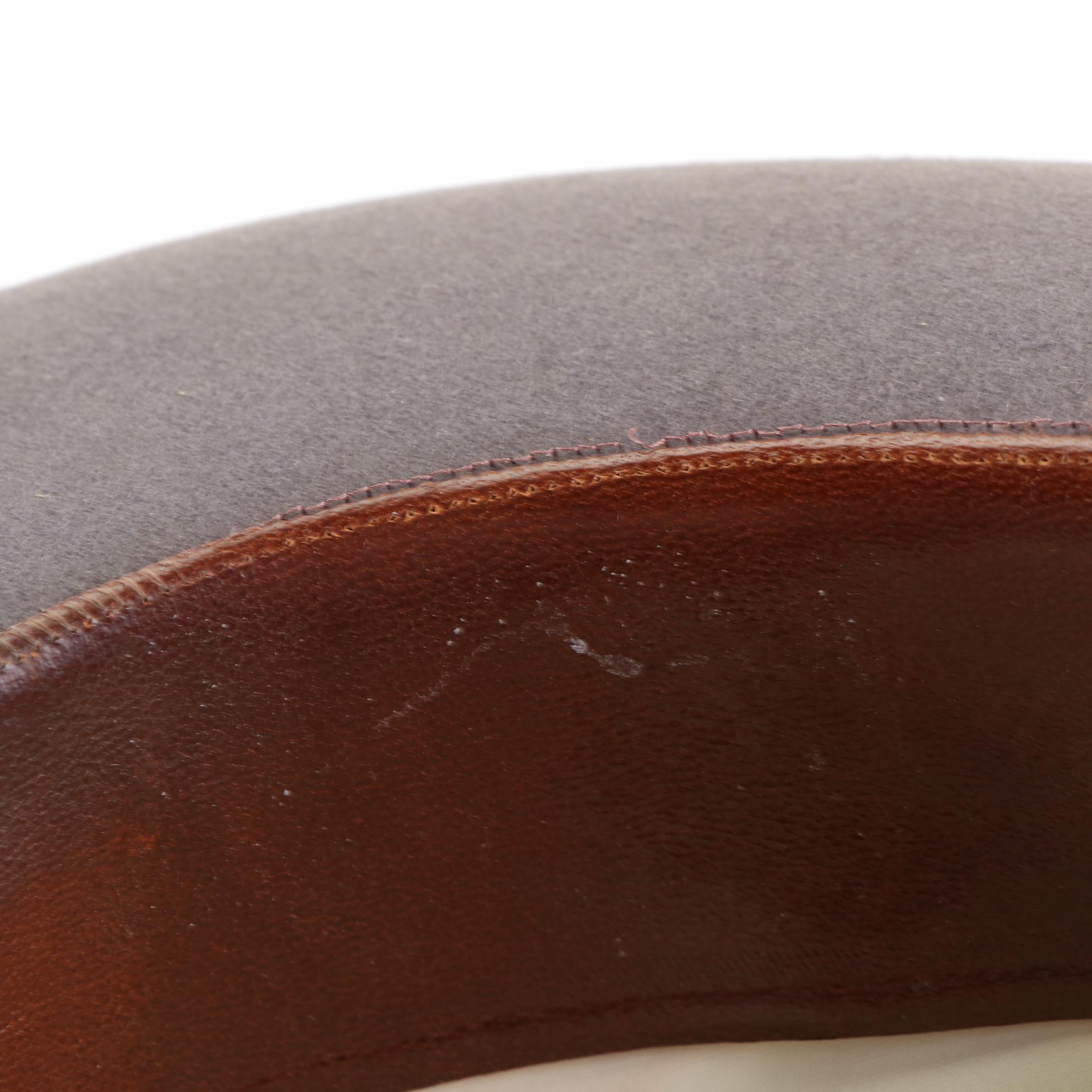 Knox New York Homburg Hat in Wool Felt with Box