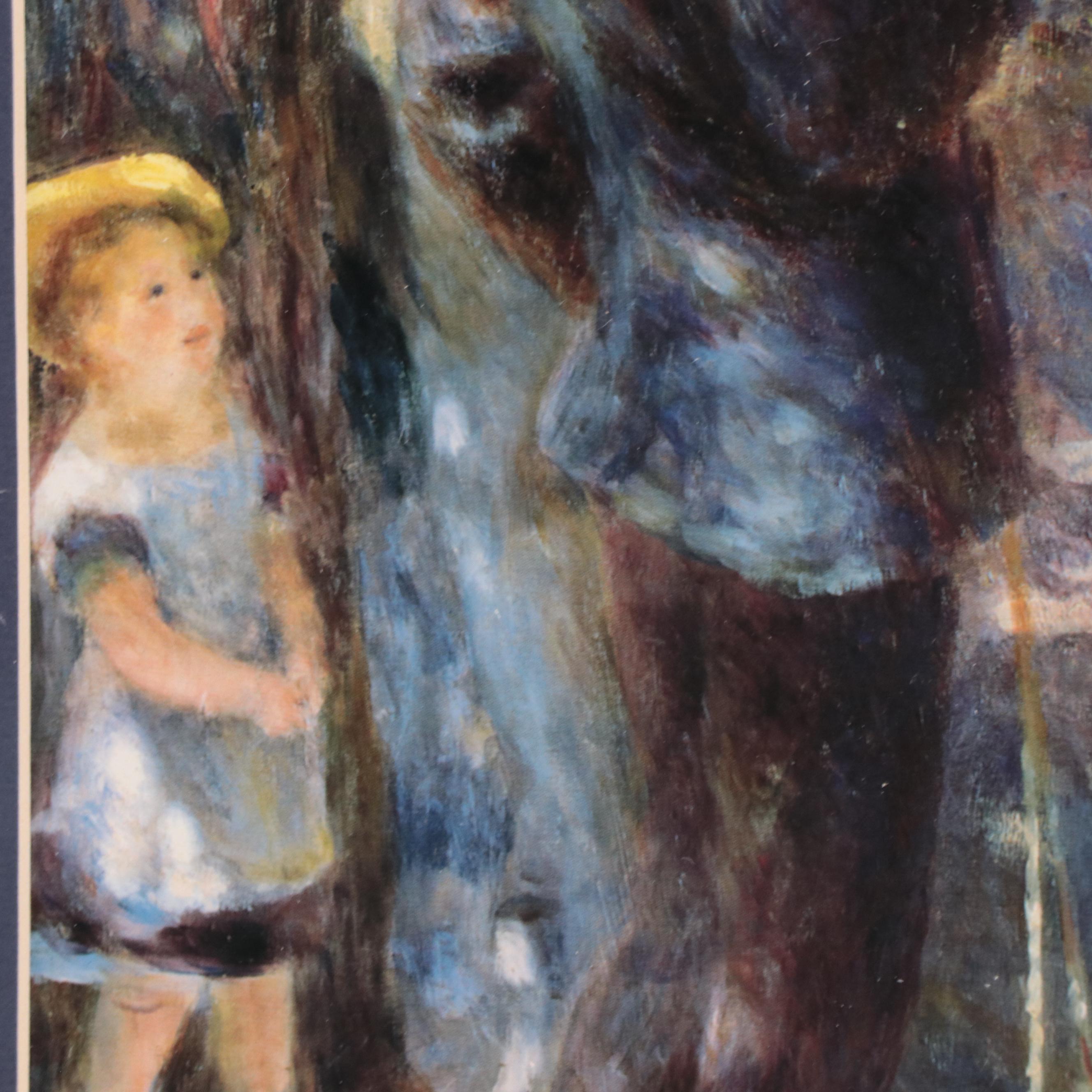 Offset Lithograph After Pierre Auguste Renoir "The Swing"