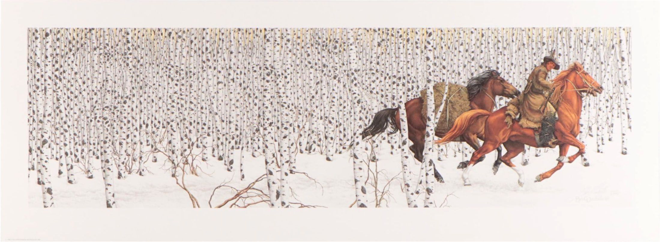 Bev Doolittle Offset Lithograph "Sacred Ground," 1989