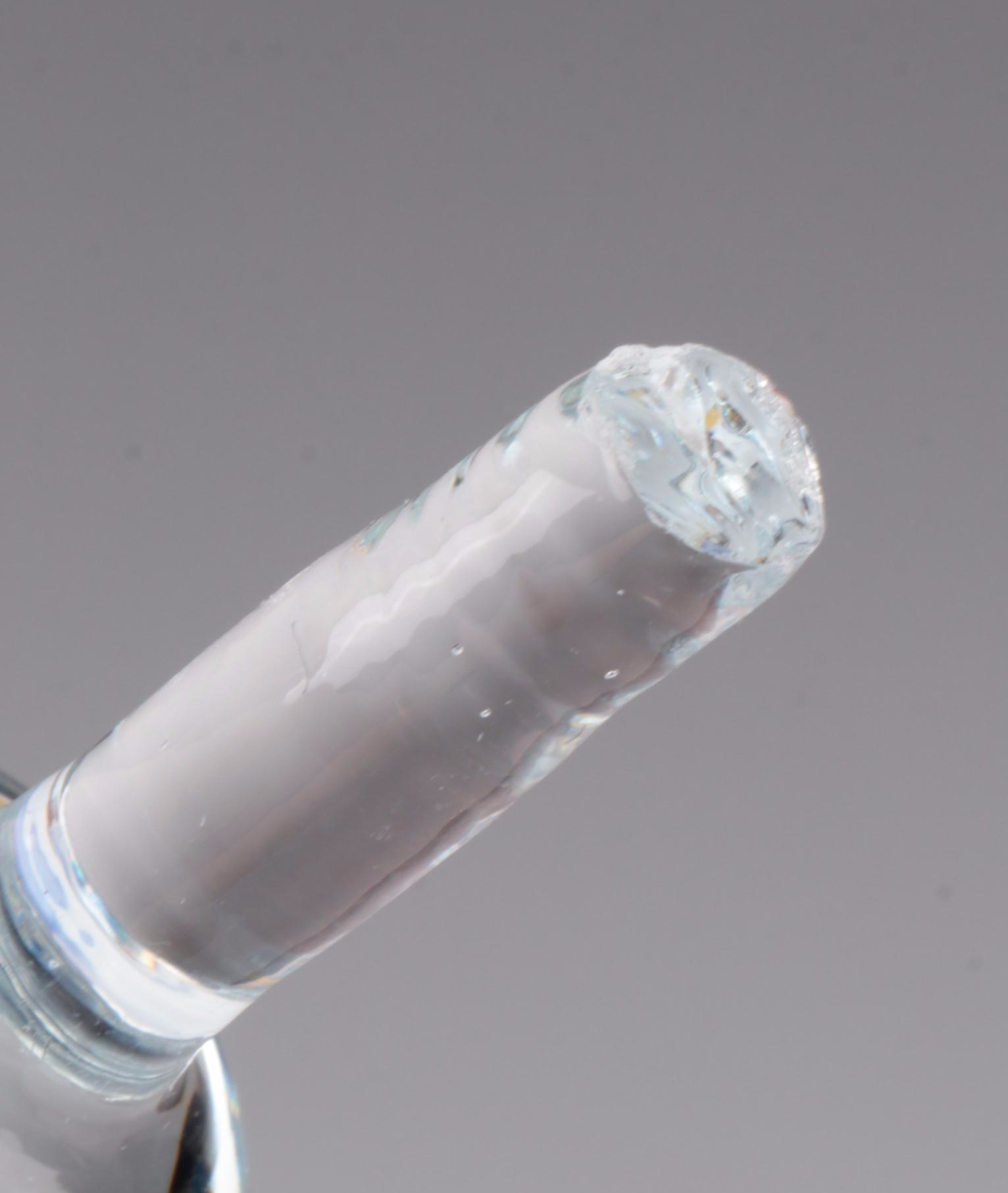 Cobalt Glass and Frosted Glass Perfume Bottles With Millefiori Stoppers