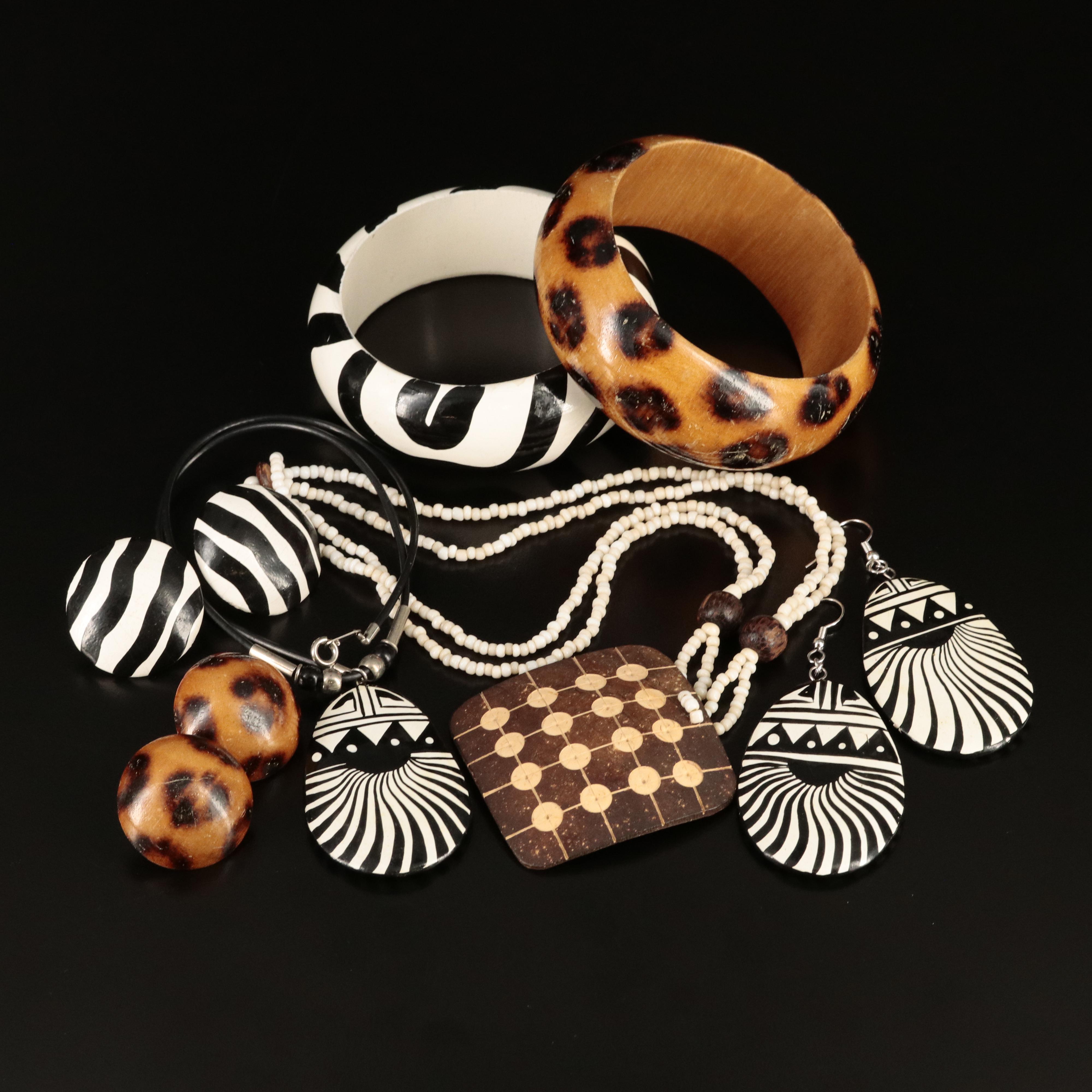 Collection of Animal Print Jewelry