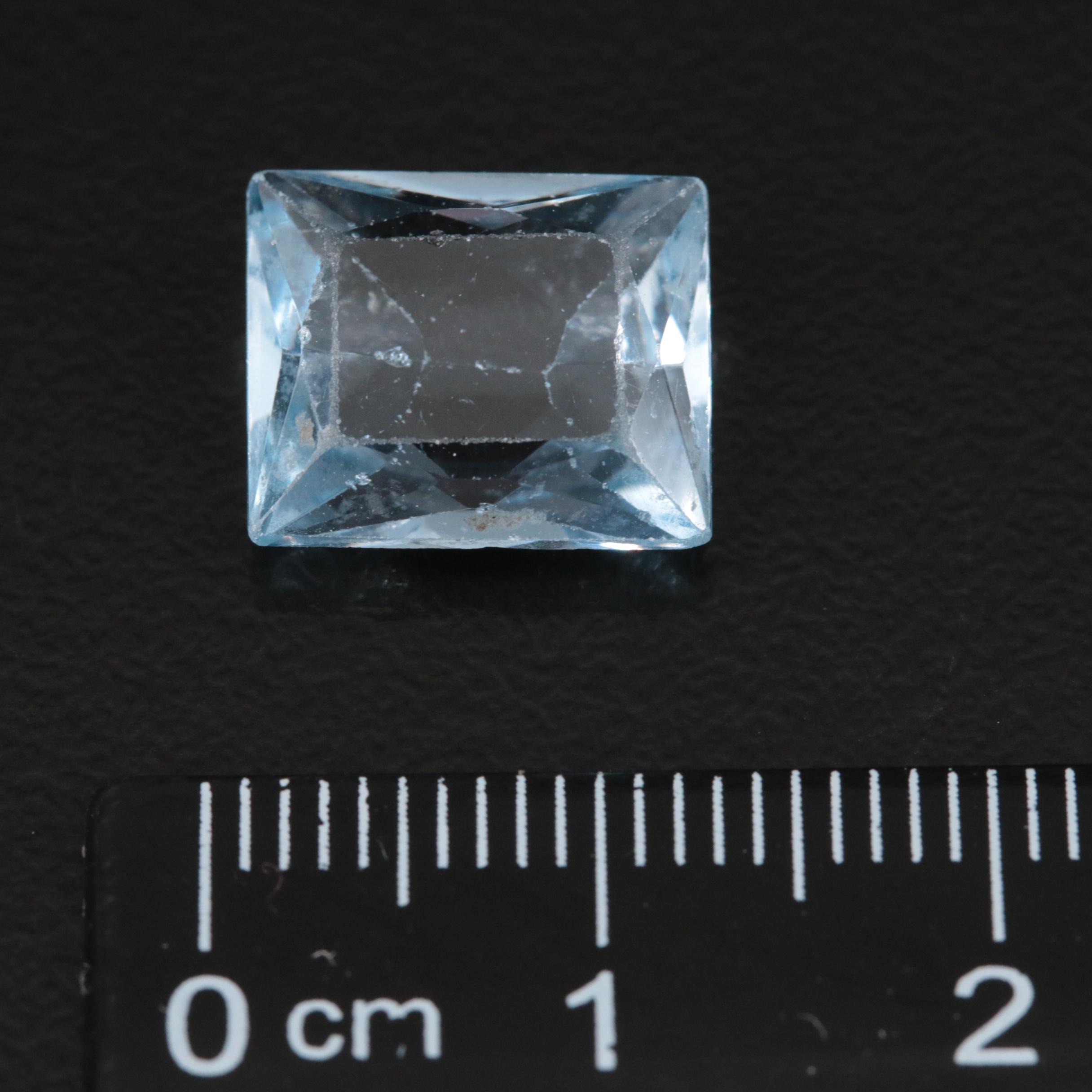 Loose 6.33 CT Rectangular Faceted Spinel