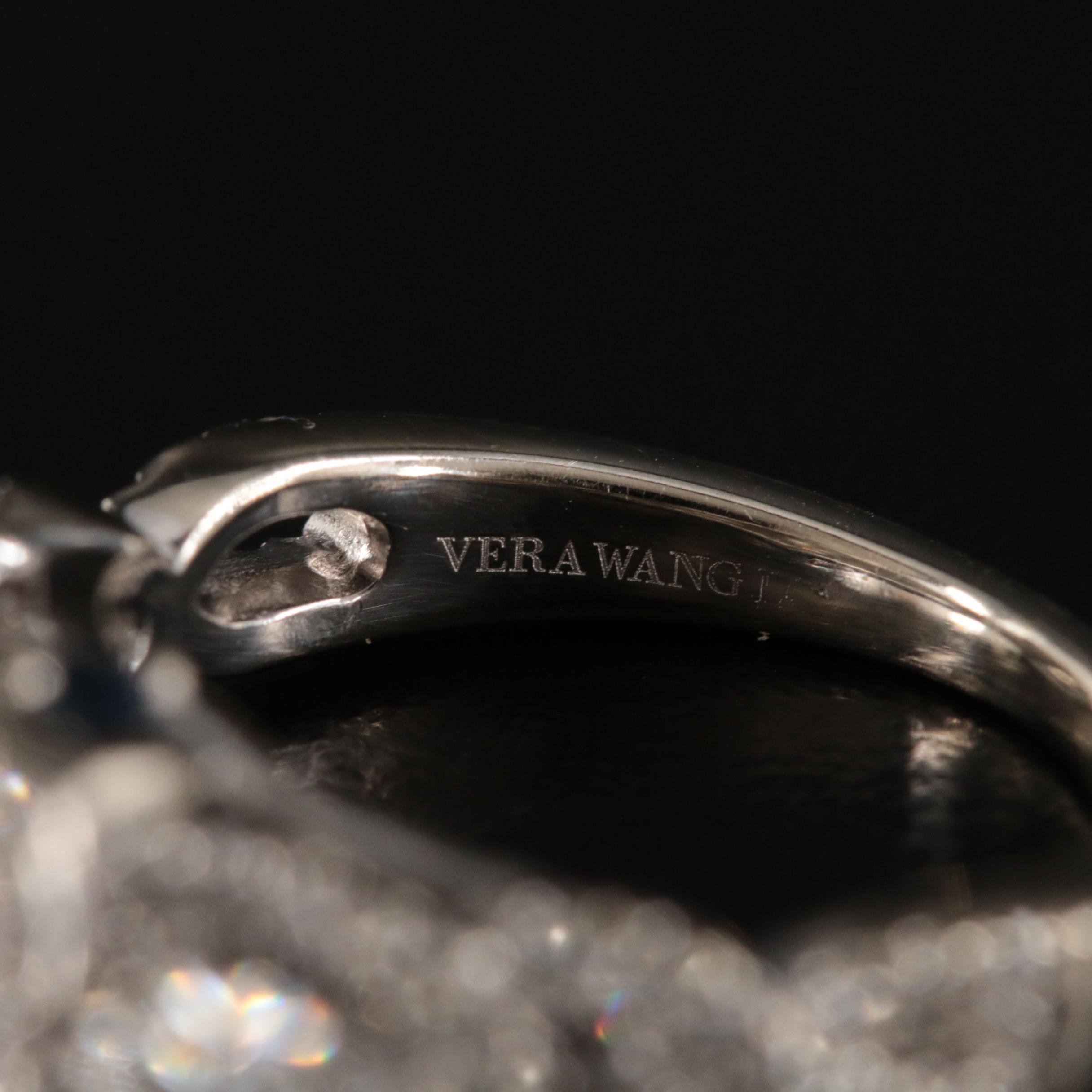 Vera Wang 14K 1.39 CTW Diamond and Sapphire Ring