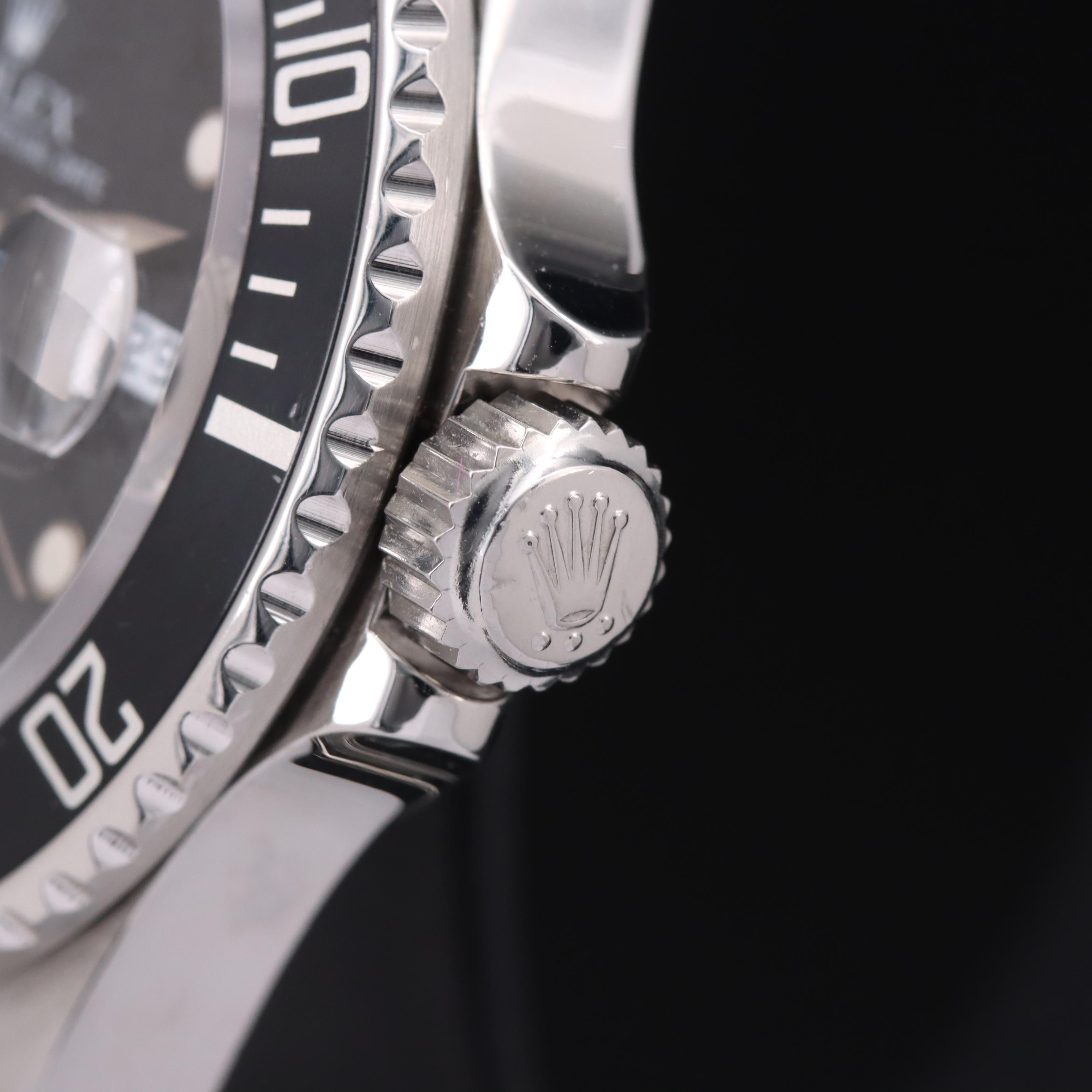 Rolex Submariner Date Vintage 168000 Steel Black Dial Automatic Watch