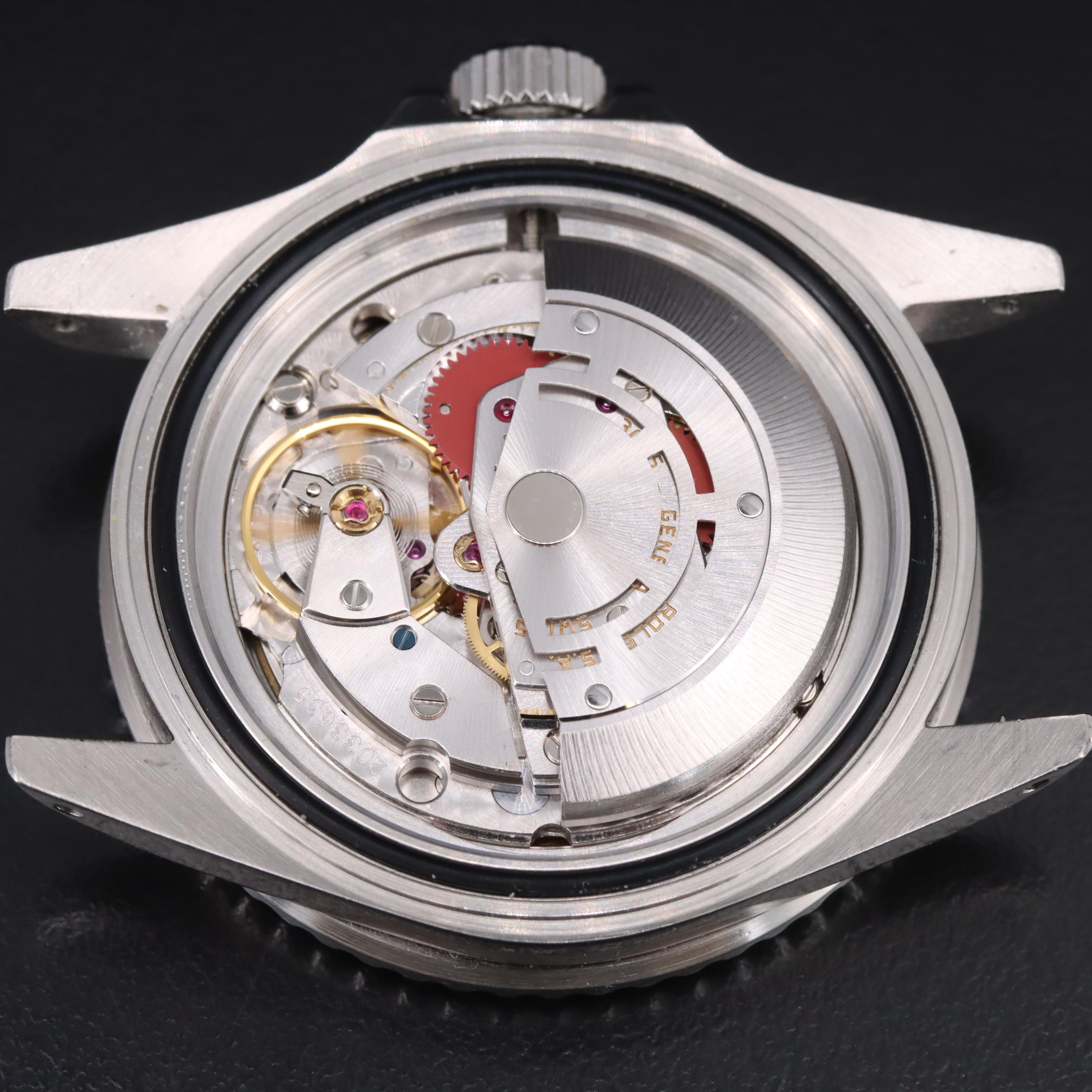 Rolex Submariner Date Vintage 168000 Steel Black Dial Automatic Watch