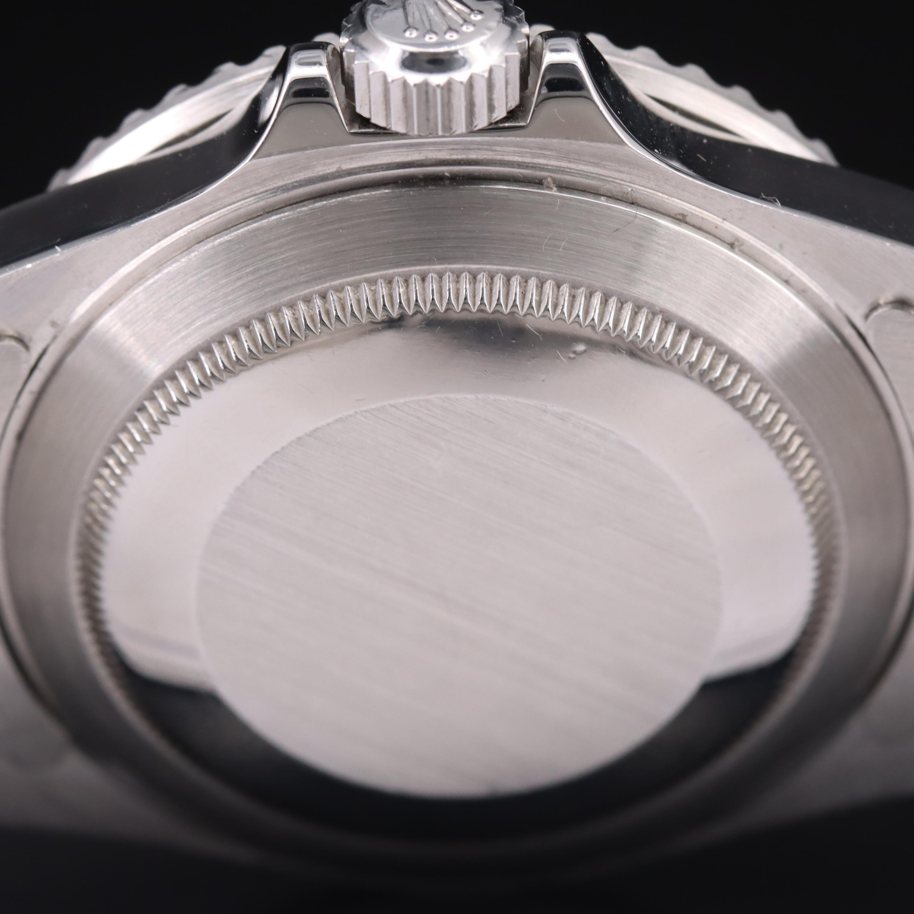 Rolex Submariner Date Vintage 168000 Steel Black Dial Automatic Watch