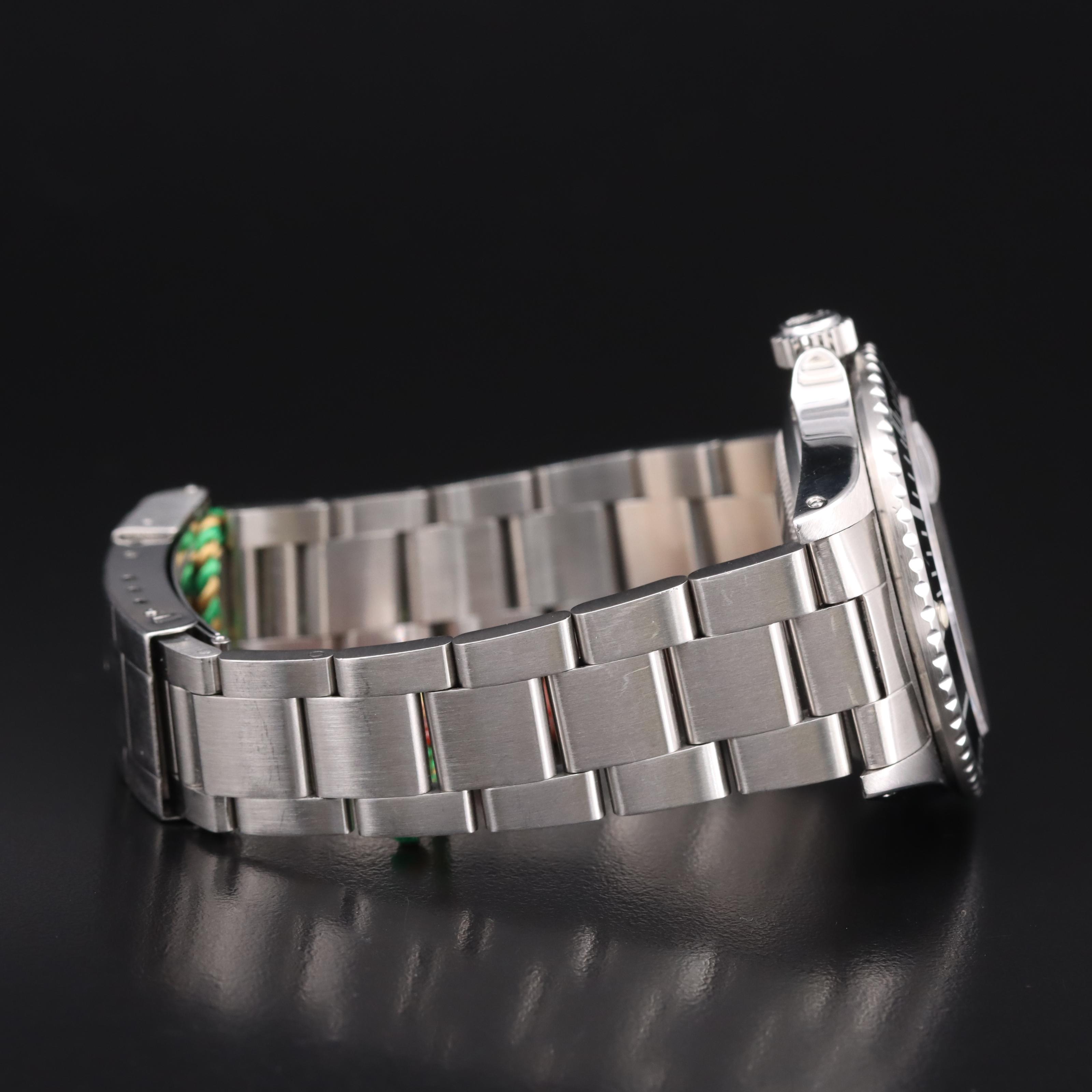 Rolex Submariner Date Vintage 168000 Steel Black Dial Automatic Watch