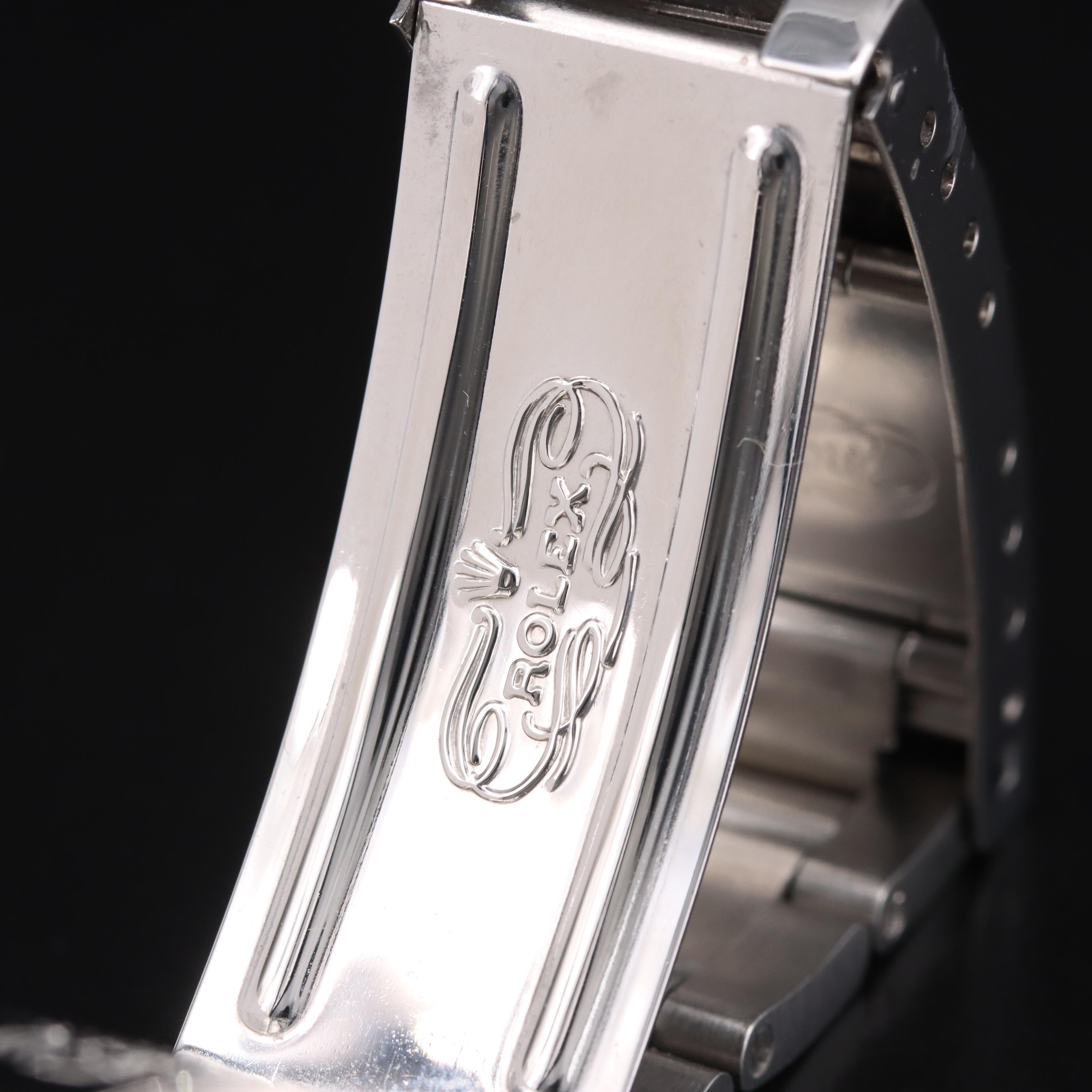 Rolex Submariner Date Vintage 168000 Steel Black Dial Automatic Watch