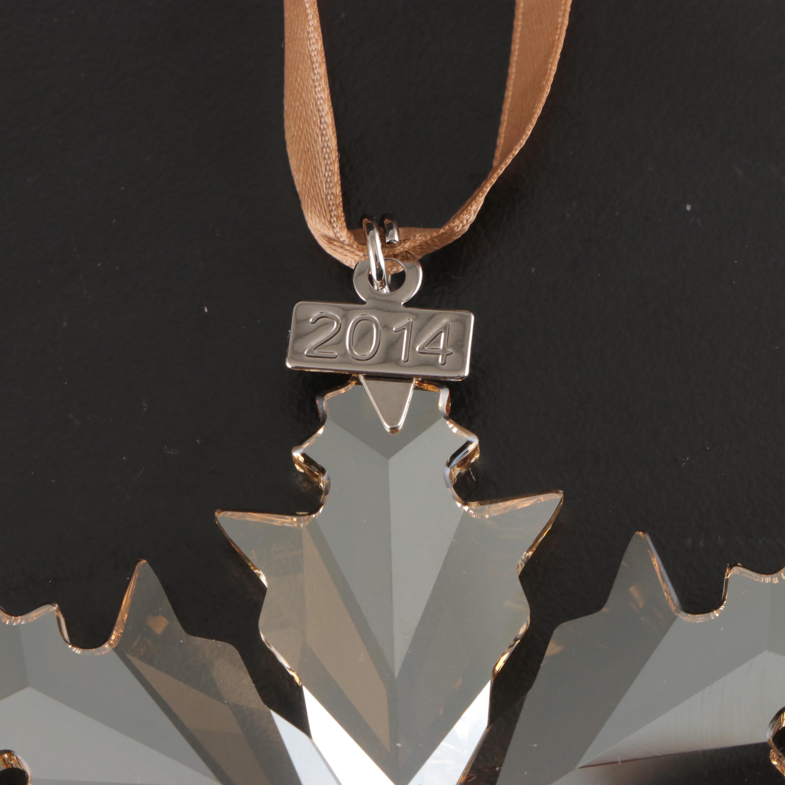 Swarovski Crystal Ornament Collection with SCS Annual Ornaments