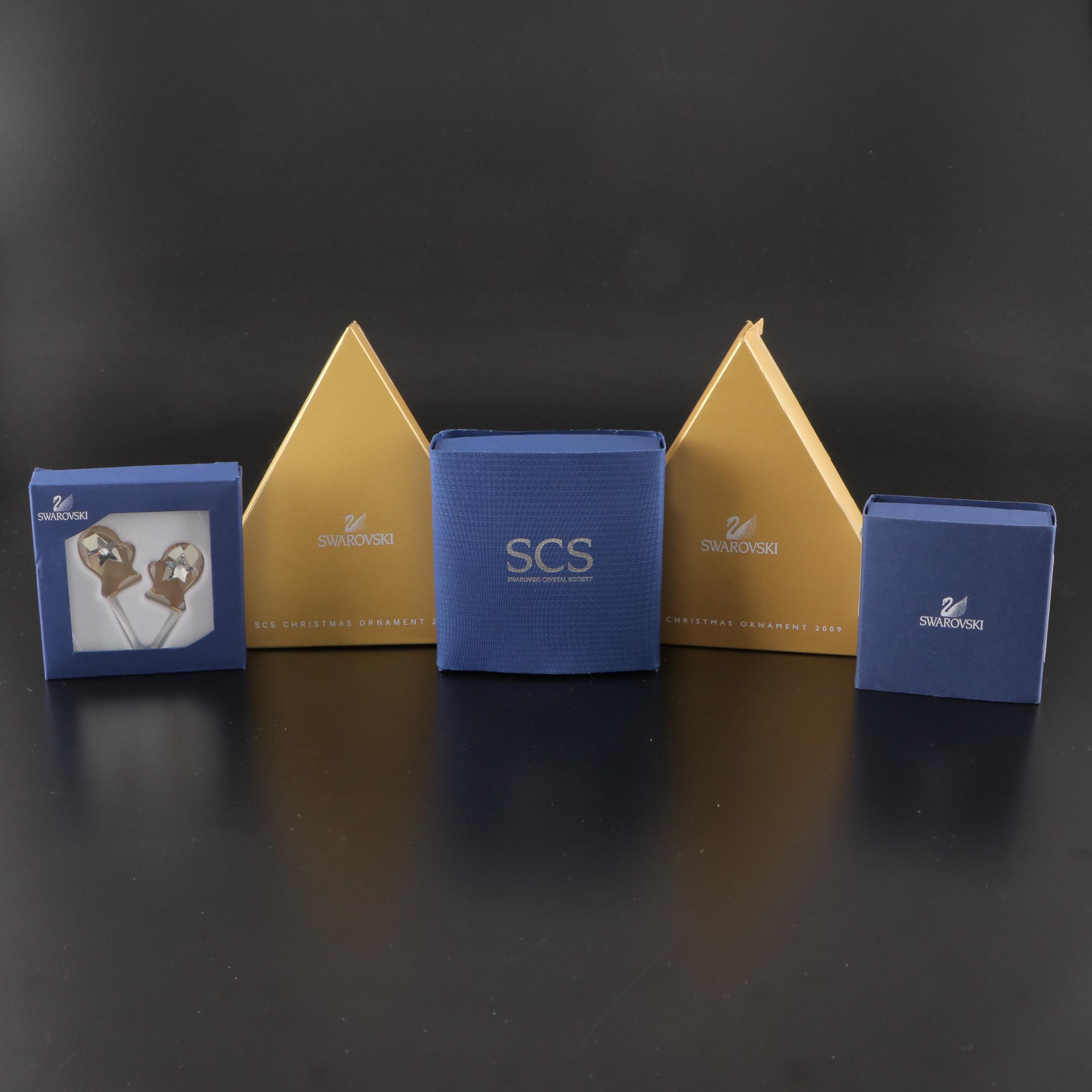 Swarovski Crystal Ornament Collection with SCS Annual Ornaments