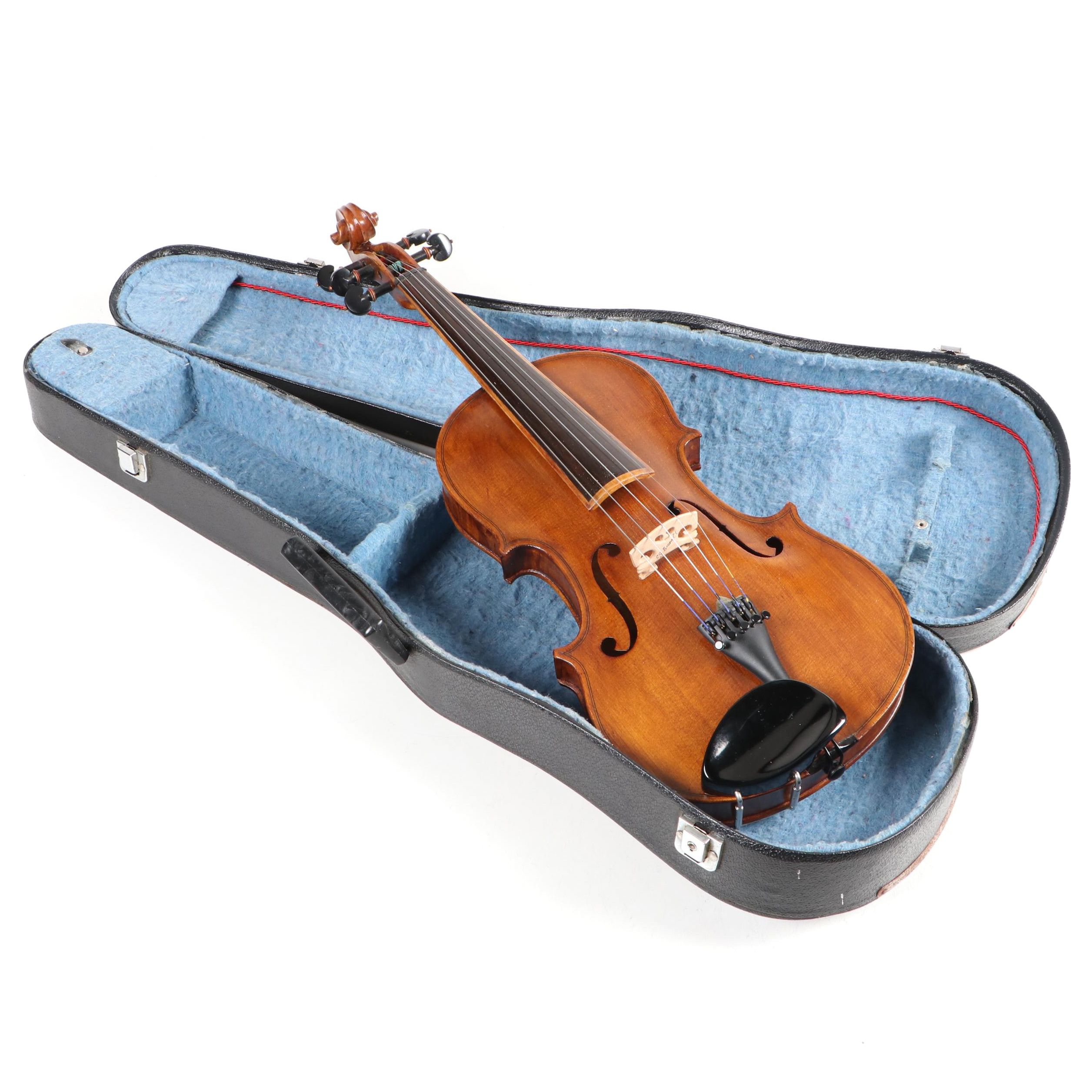 Neuner & Hornsteiner Mittenwald German Viola with Case, Late 19th Century