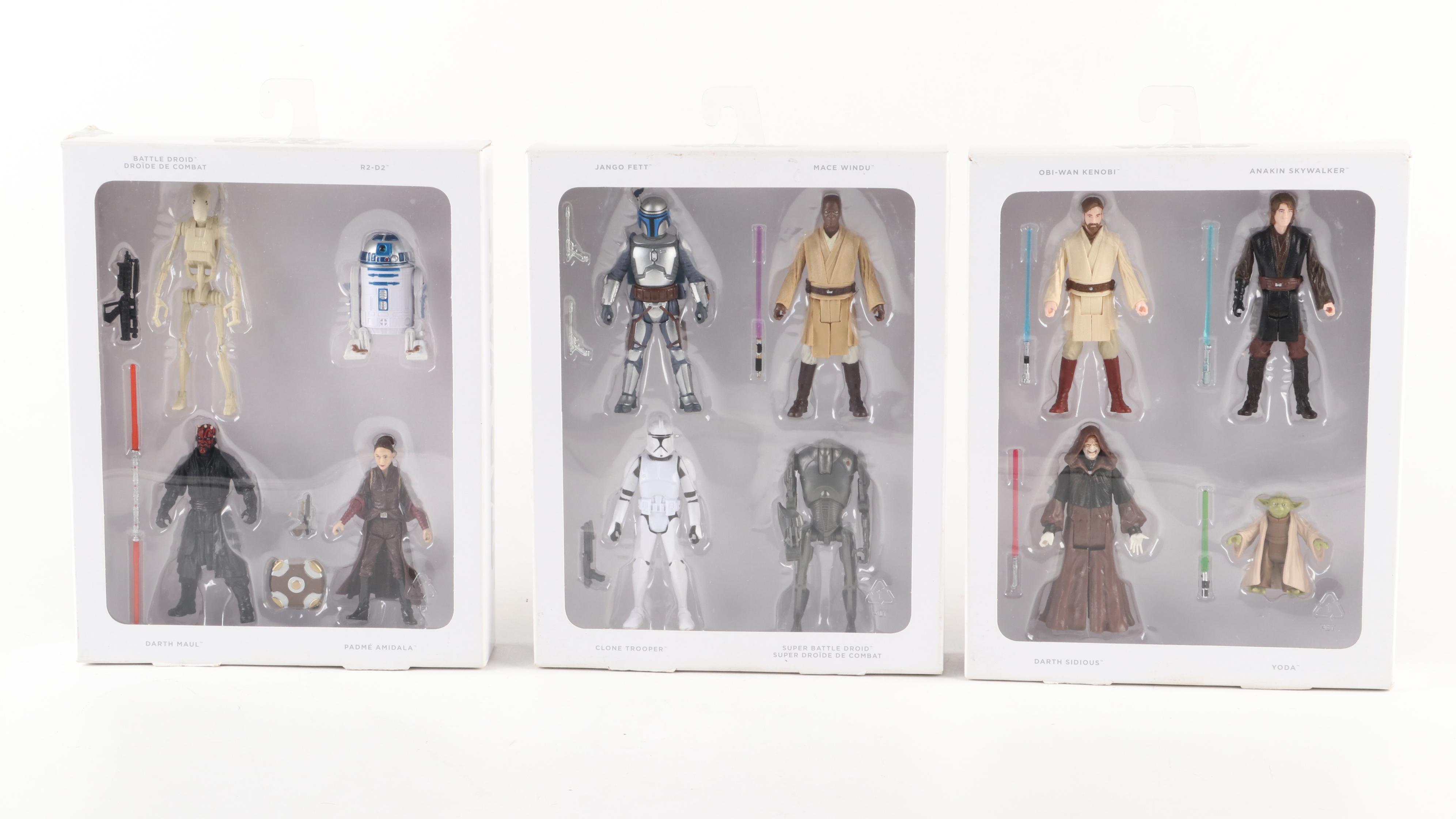 Hasbro Star Wars Episode I-VI Action Figure Sets