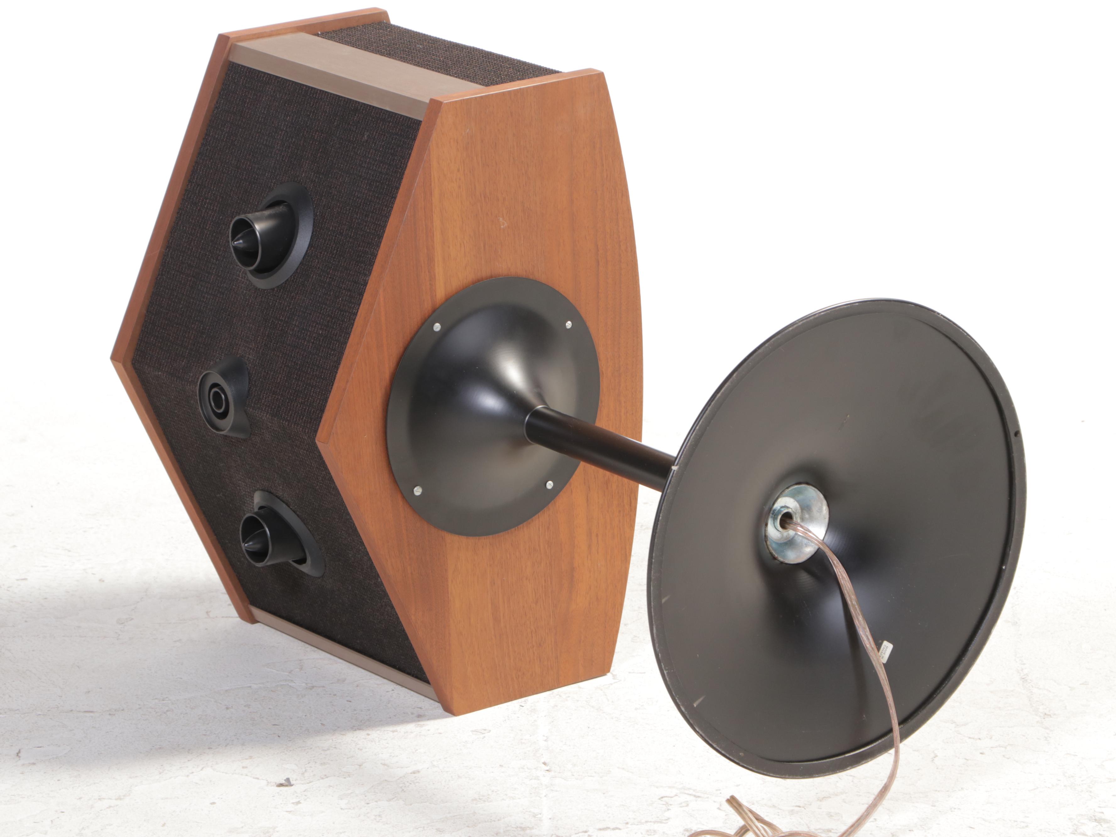 Pair of Bose "901 Series V" Speakers with Tulip Pedestals, Late 20th Century