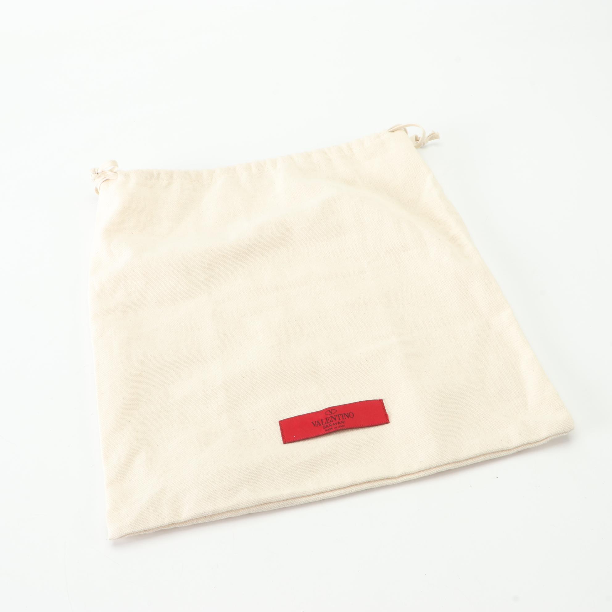 Valentino Leather Front-Flap Shoulder Bag