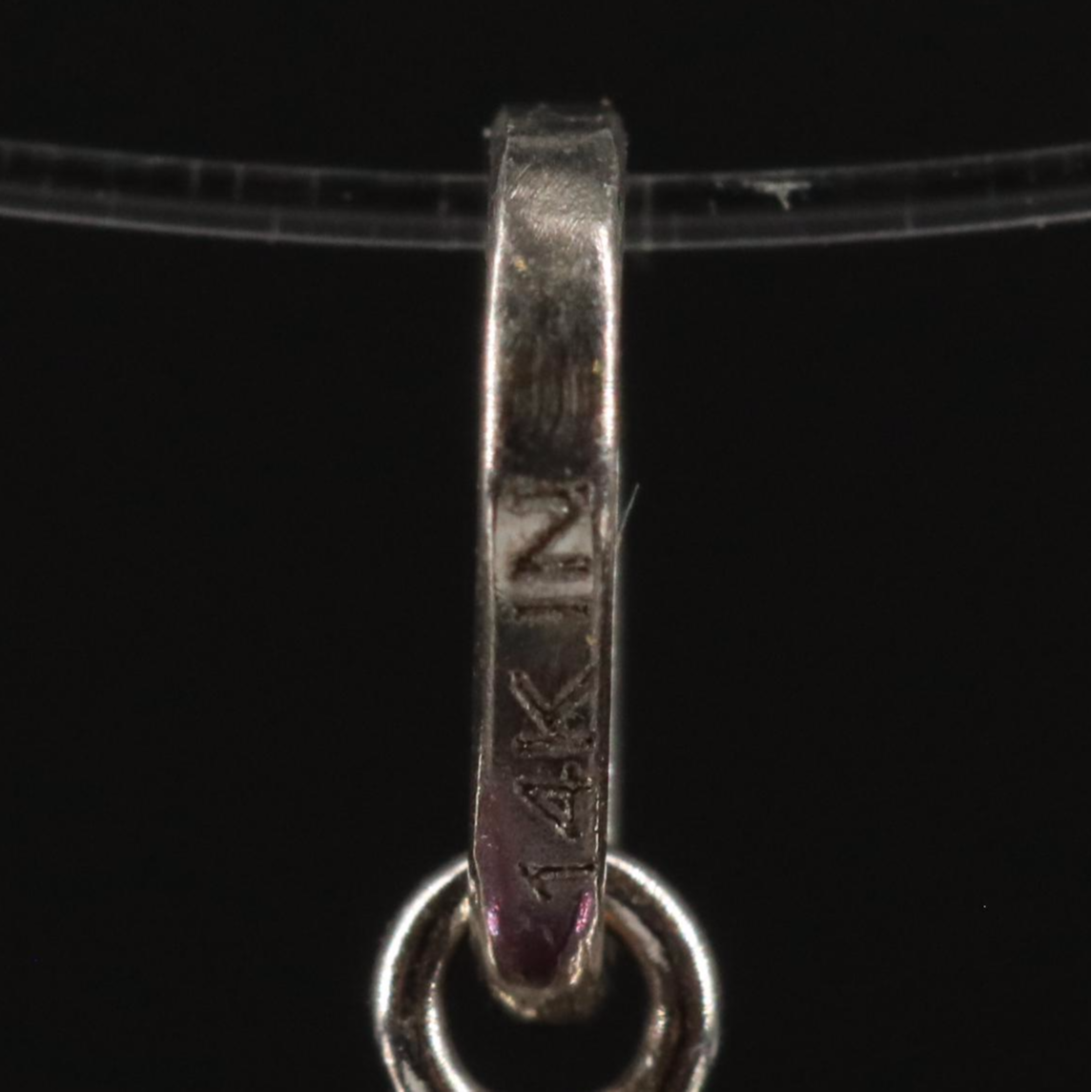 14K Amethyst Pendant