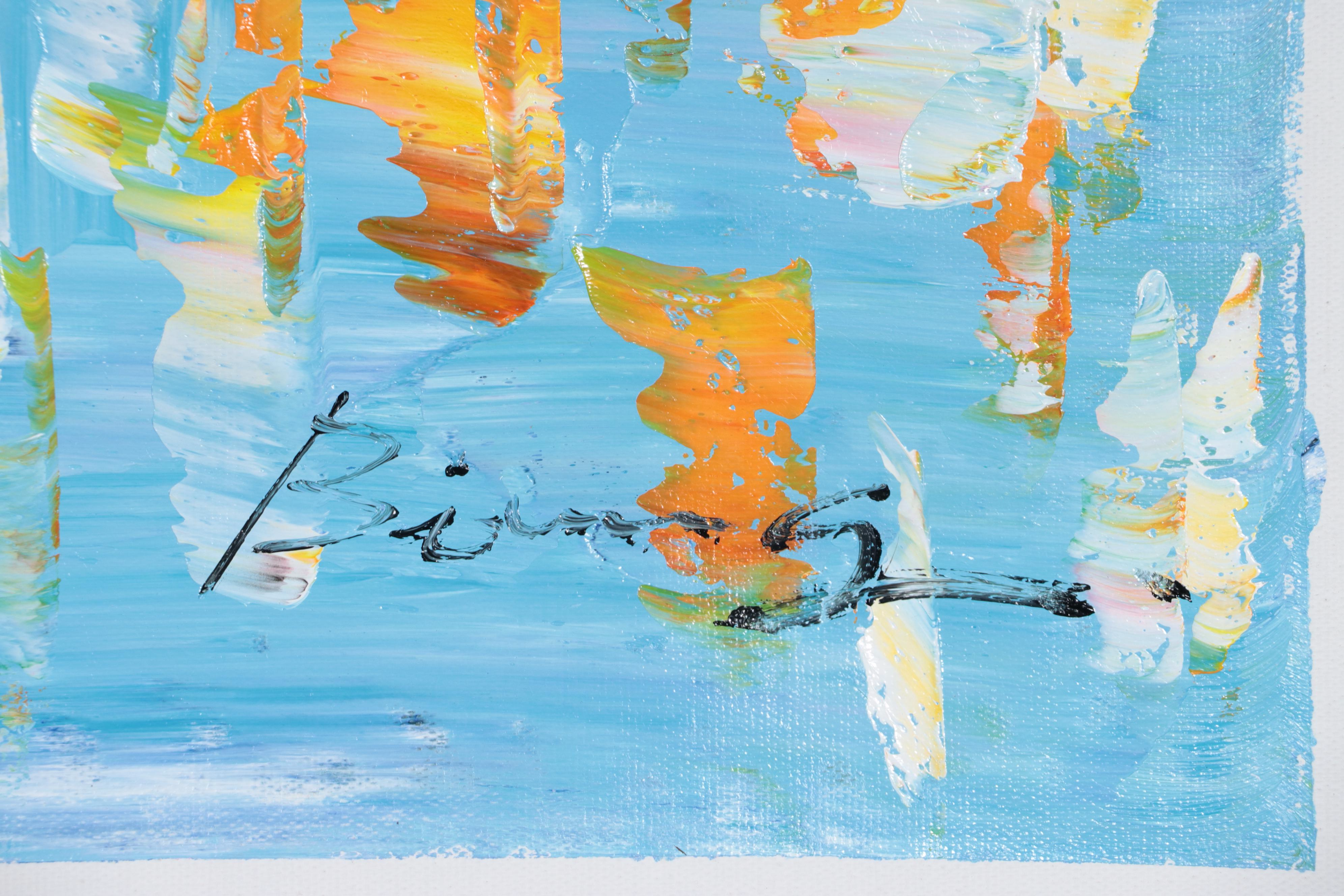 Bing Expressionistic Style Abstract Oil Painting, 21st Century