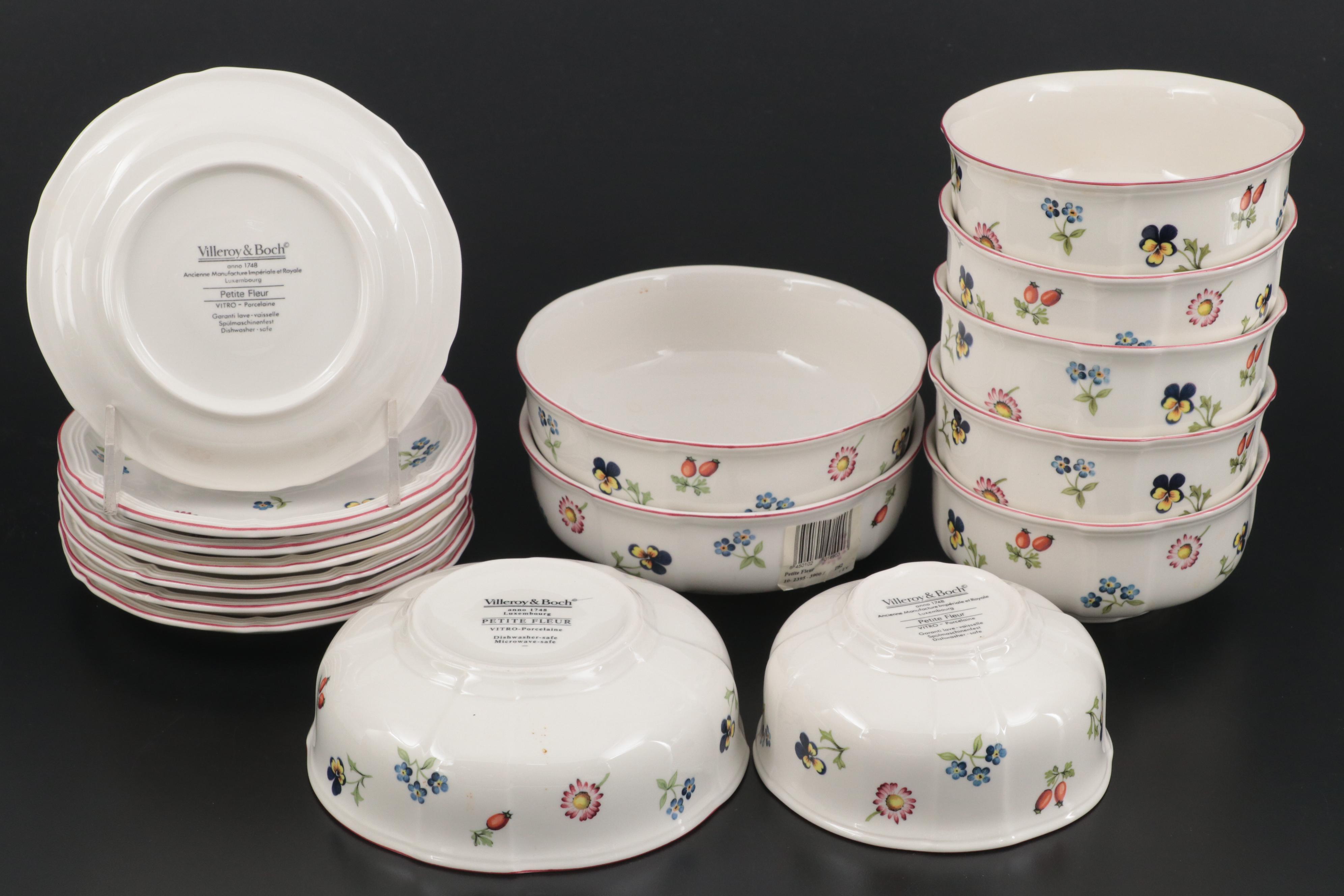 Villeroy & Boch "Petite Fleur" Stoneware Dinnerware and Serveware | EBTH