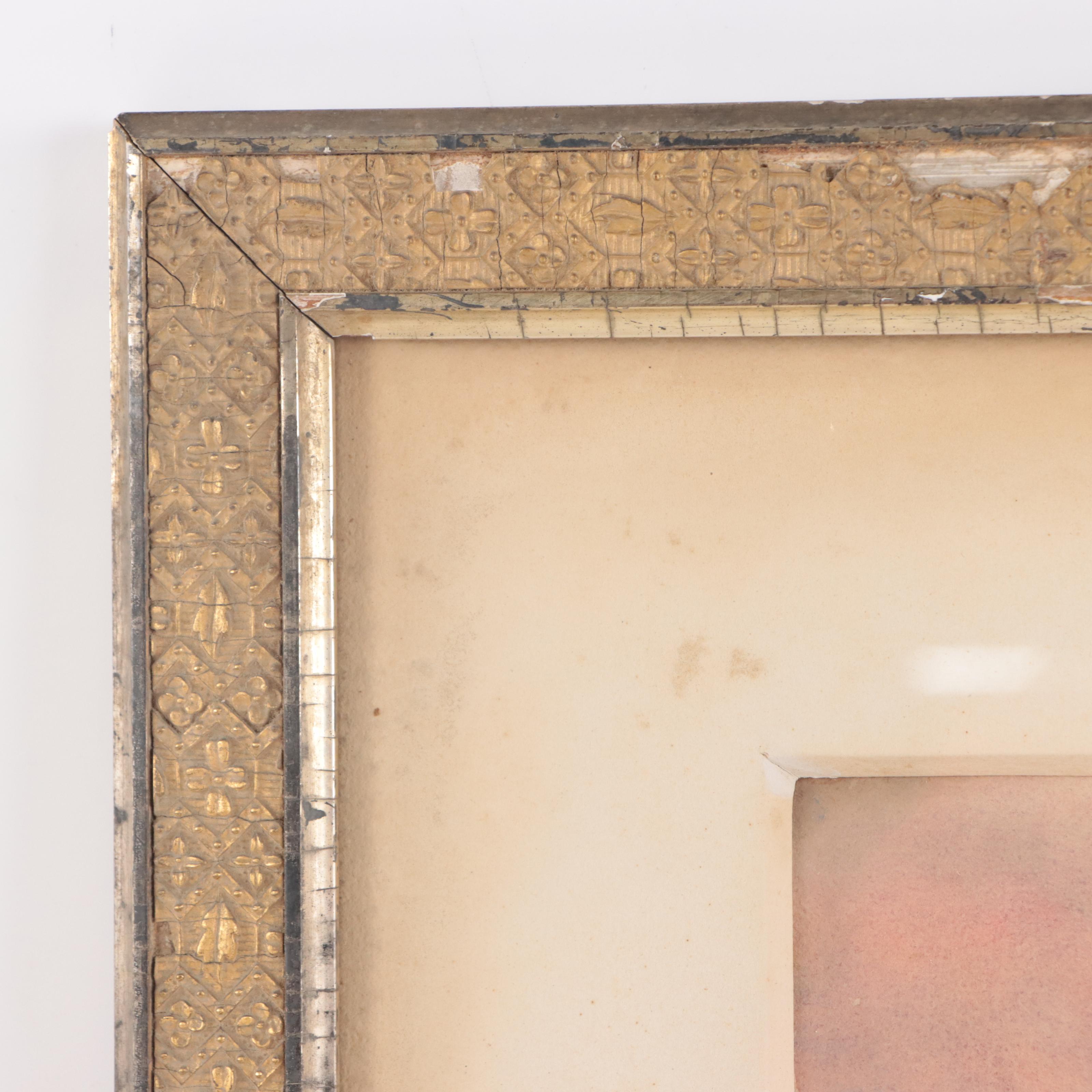 Lake Landscape Watercolor Painting