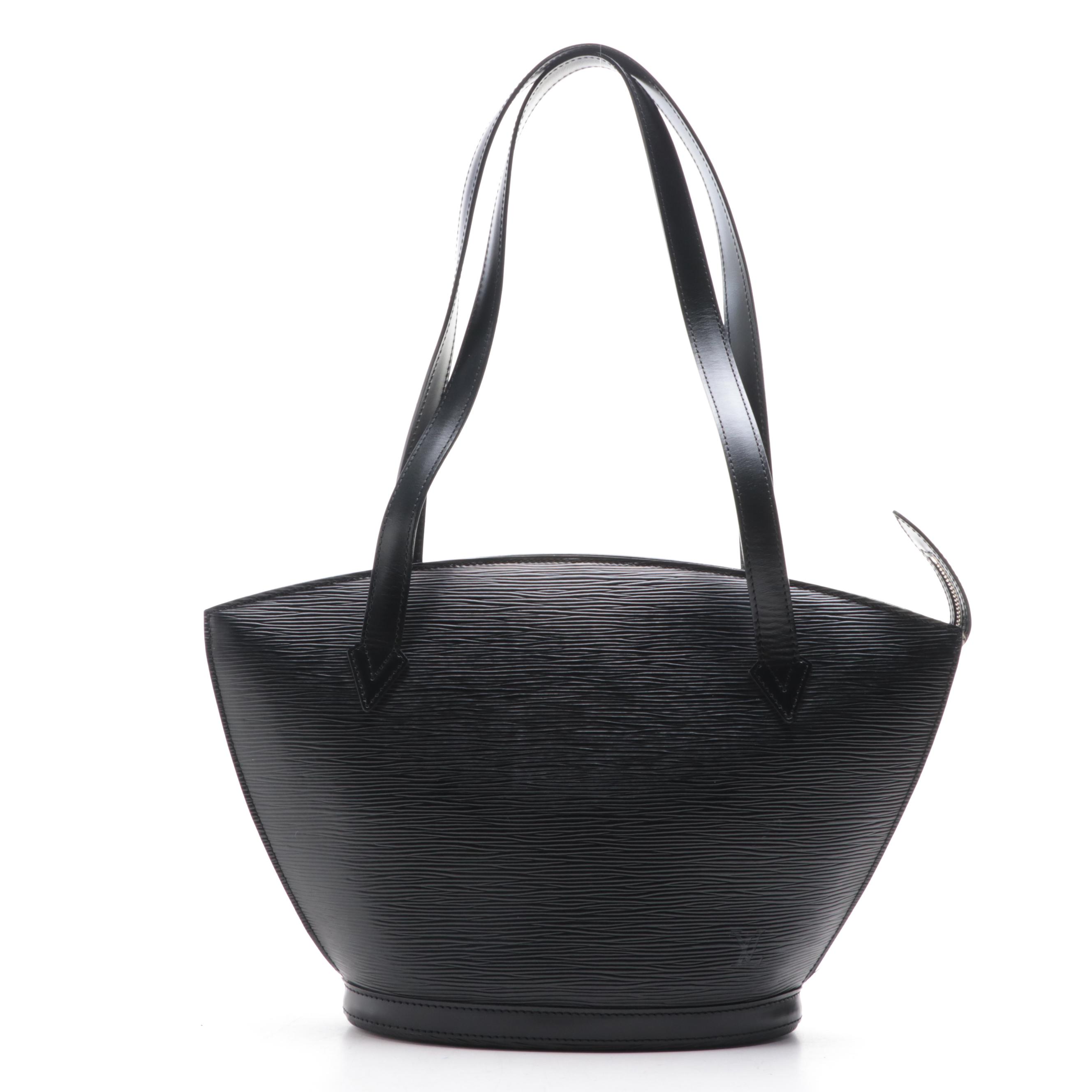 Louis Vuitton Saint Jacques PM Bag in Black Epi Leather