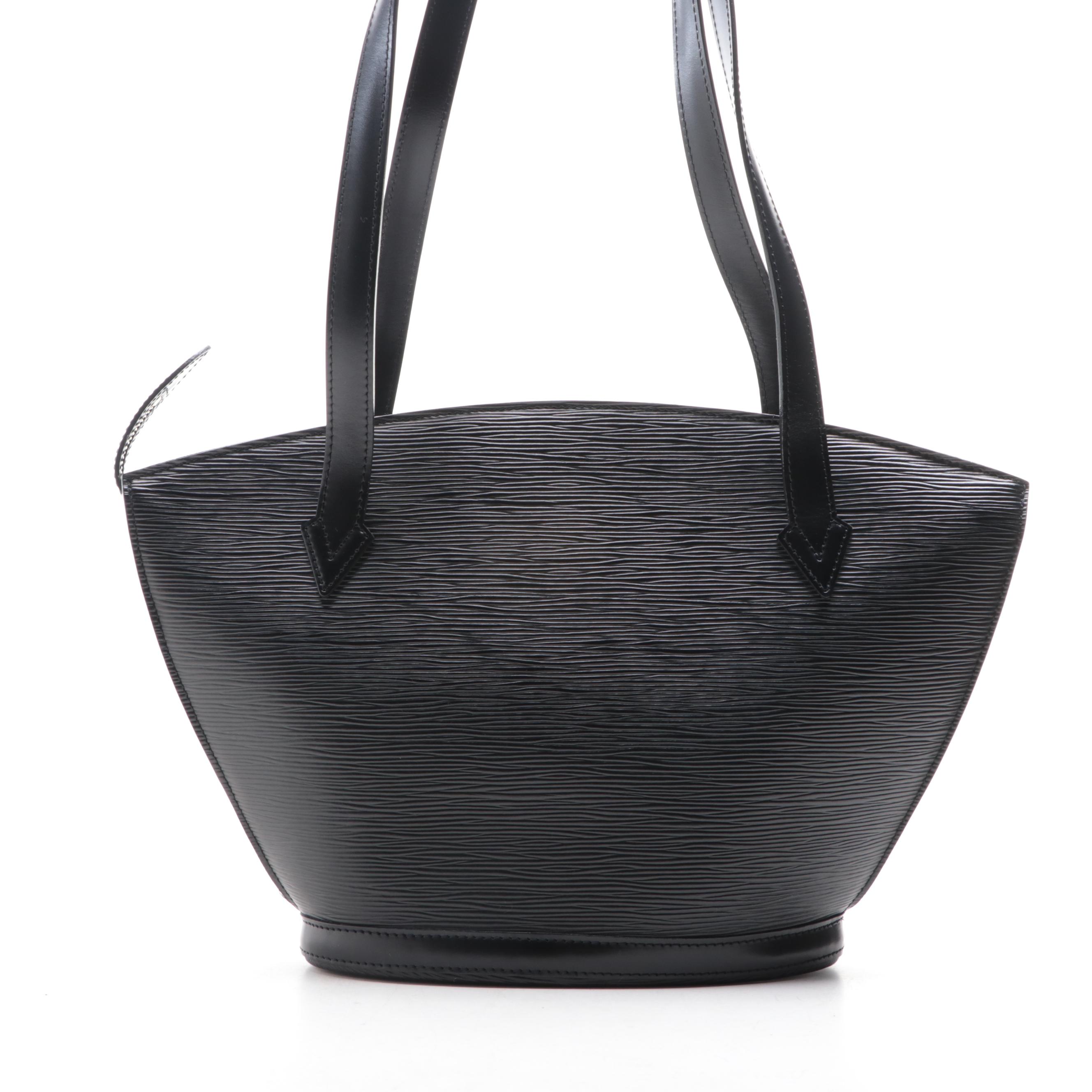 Louis Vuitton Saint Jacques PM Bag in Black Epi Leather