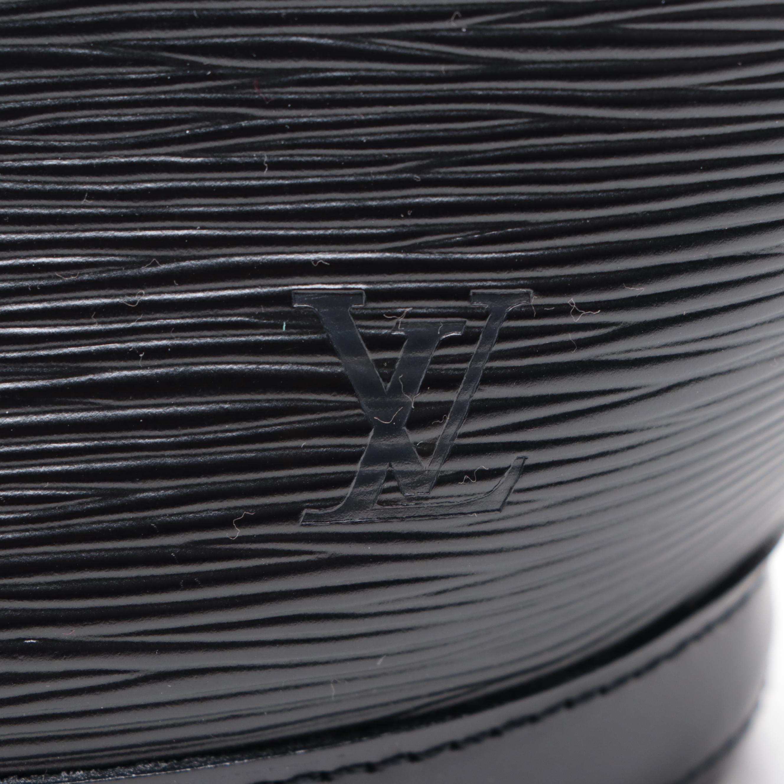 Louis Vuitton Saint Jacques PM Bag in Black Epi Leather