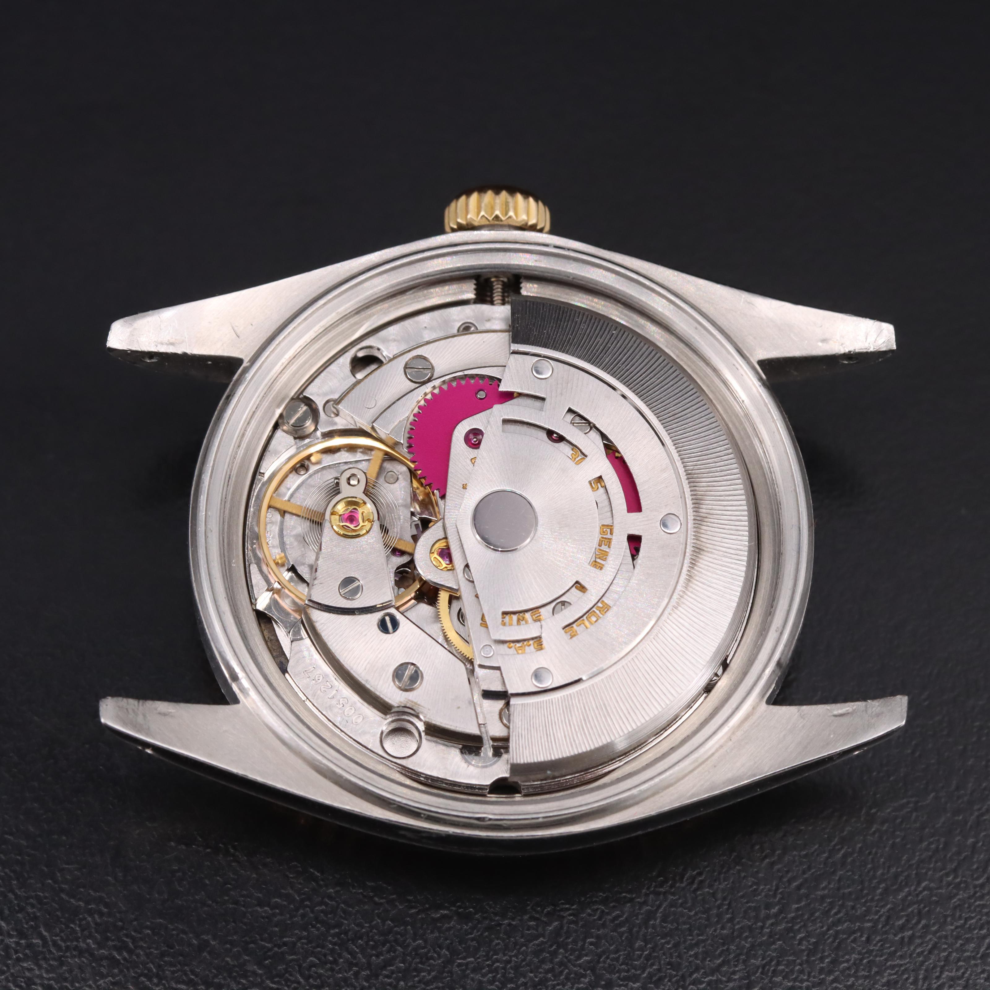 1977 Rolex Blue Dial Two-Tone Stainless Steel and 14K Datejust Watch