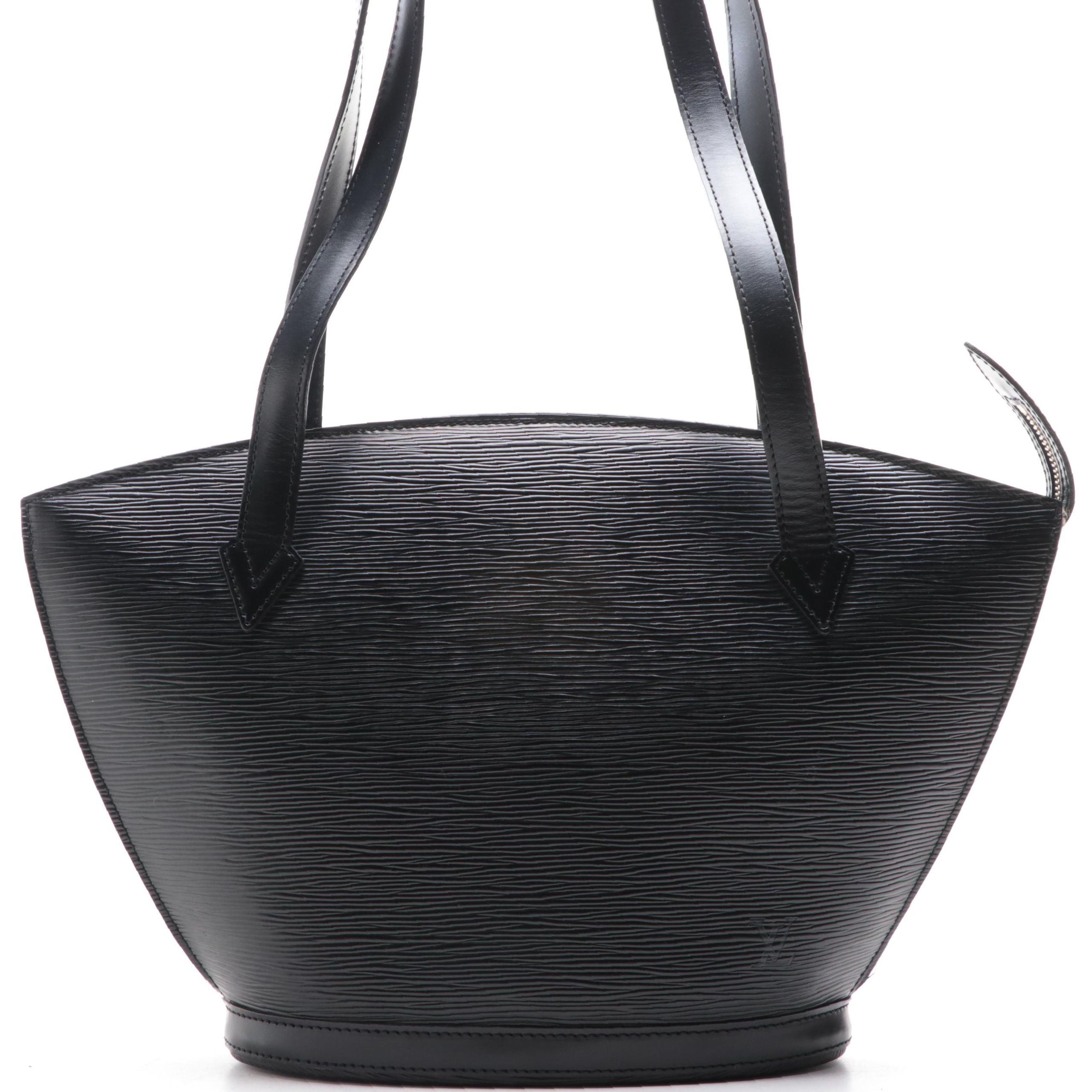 Louis Vuitton Saint Jacques PM Bag in Black Epi Leather