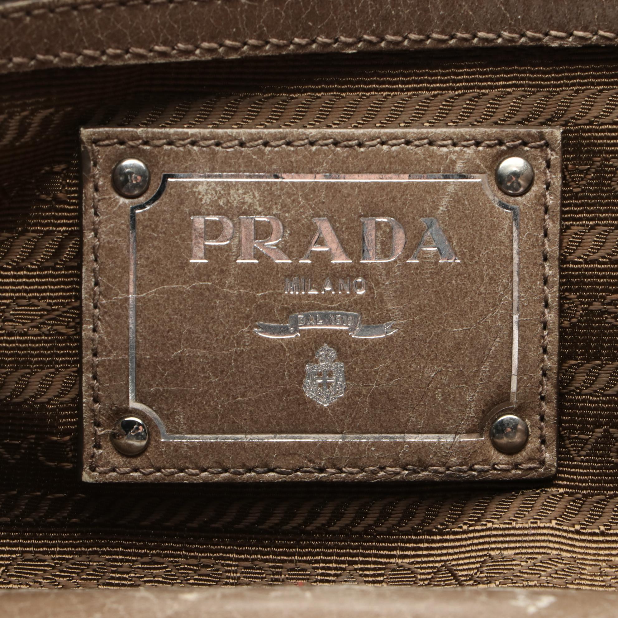Prada Leather Tote Bag