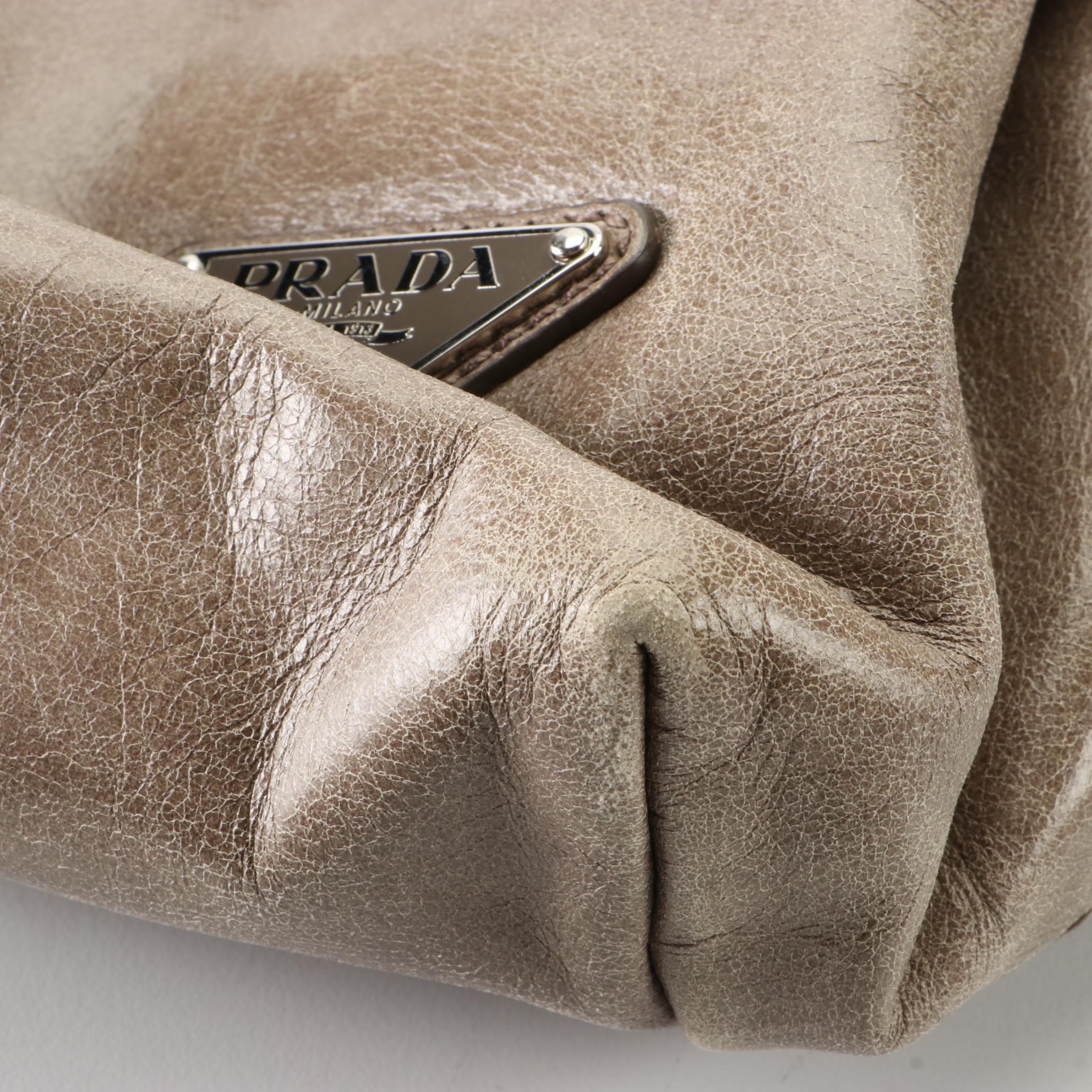 Prada Leather Tote Bag