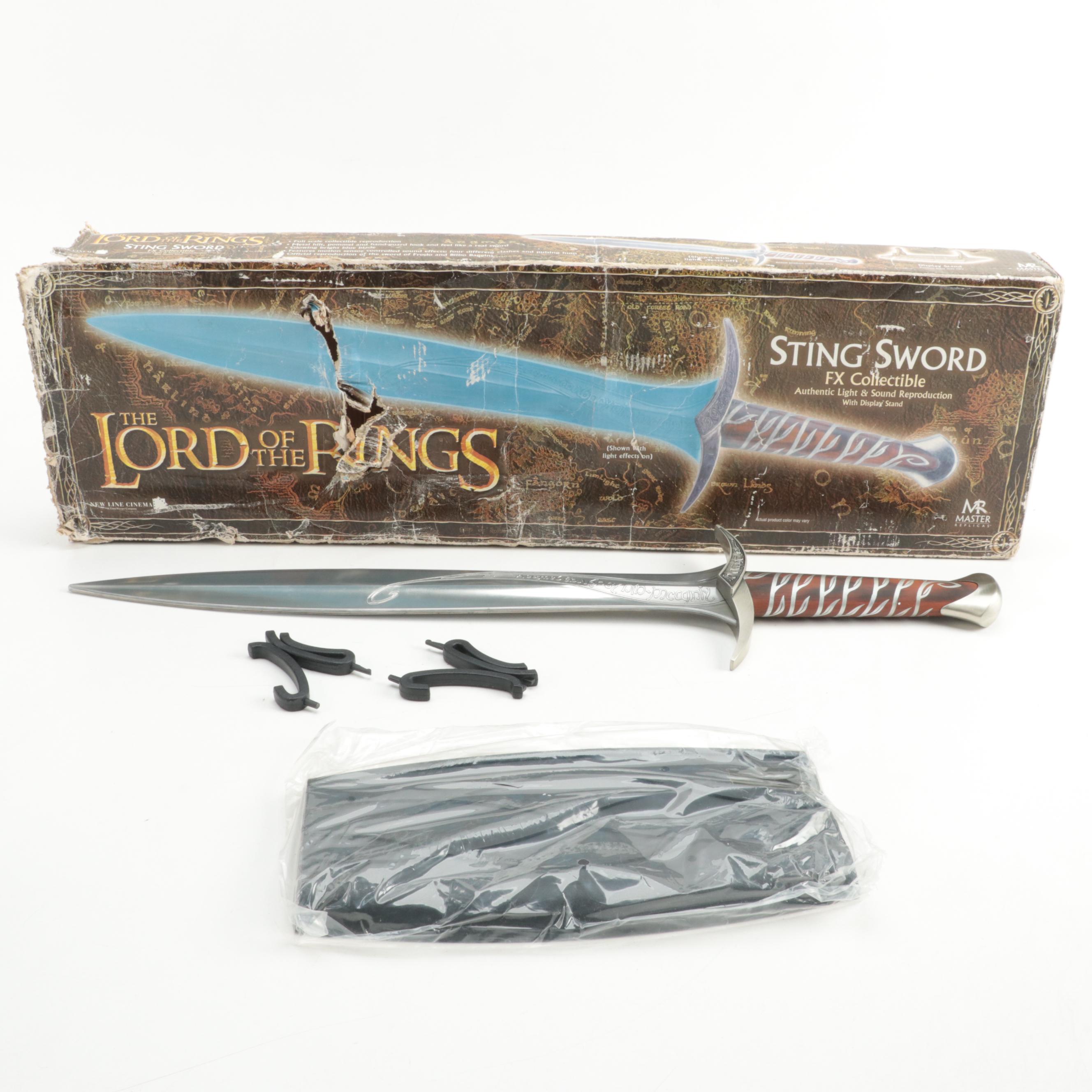 Master Replicas "The Lord of the Rings" Sting Sword FX Collectible Sword, 2004