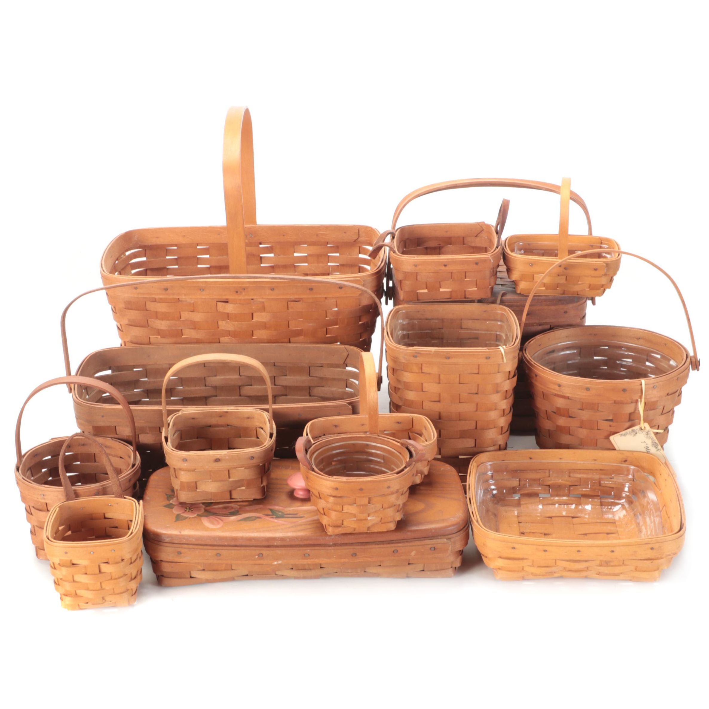 Longaberger Handmade Woven Maple Baskets